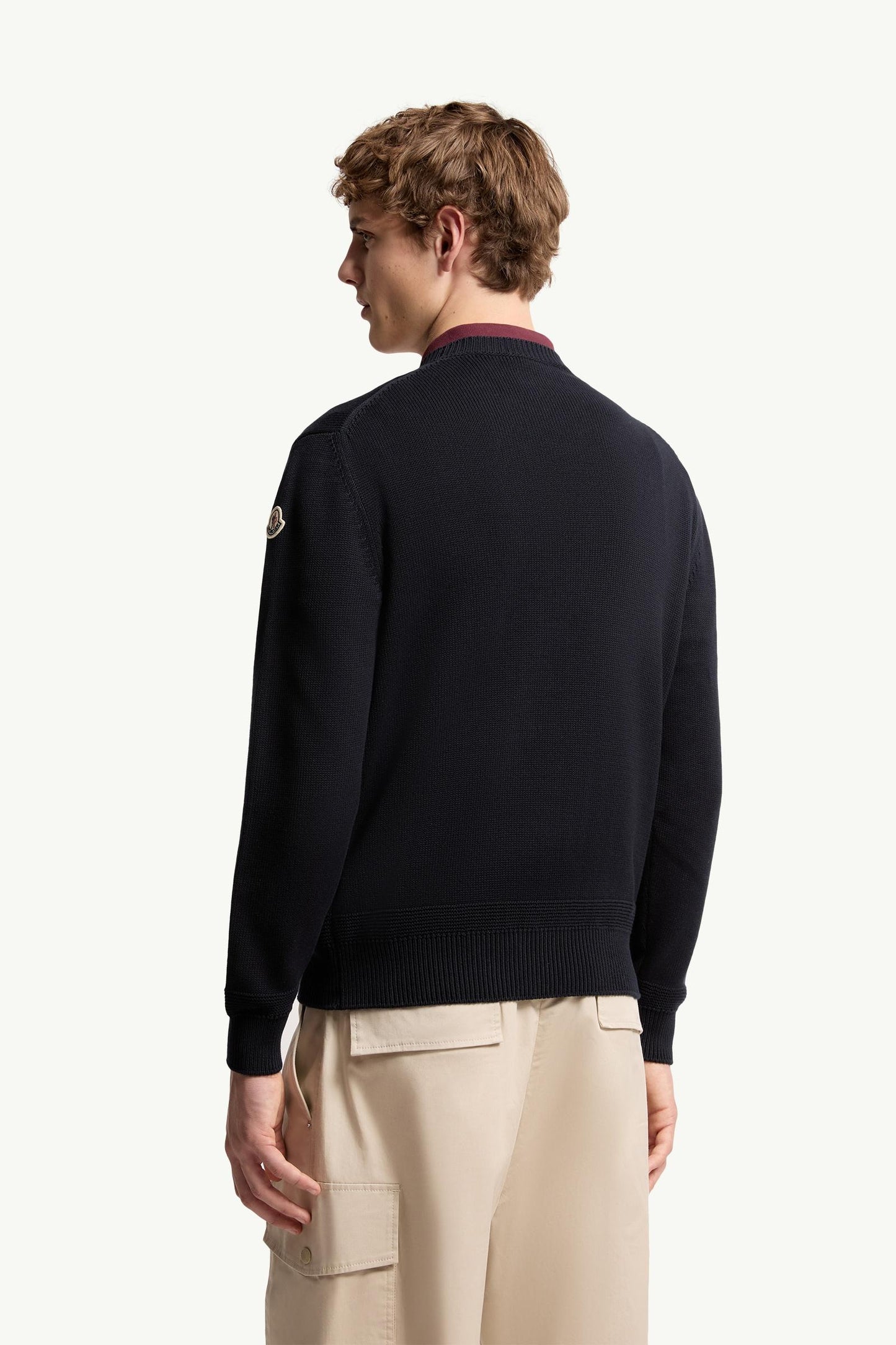 Logo Patch Cotton Jumper