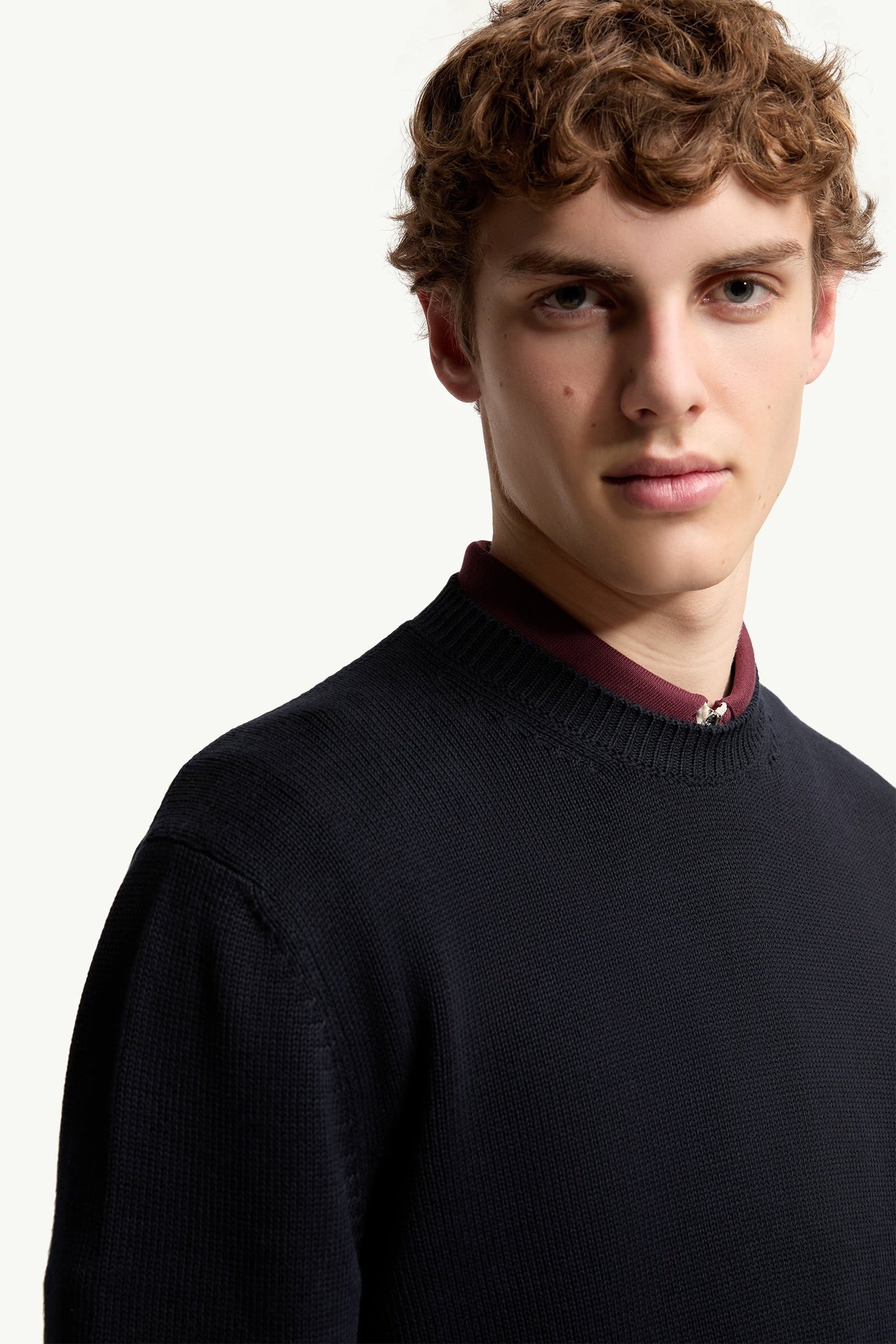 Logo Patch Cotton Jumper