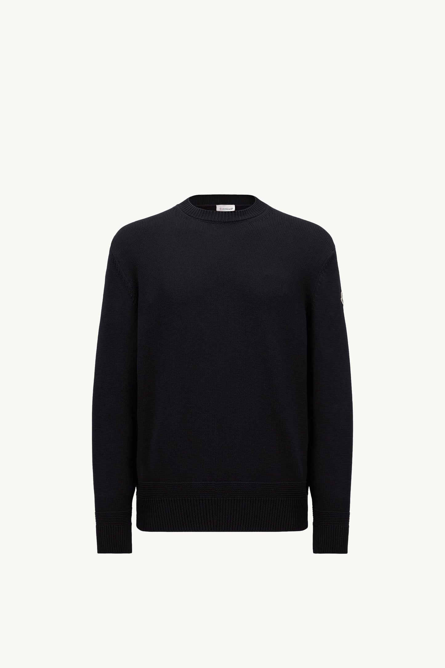 Logo Patch Cotton Jumper