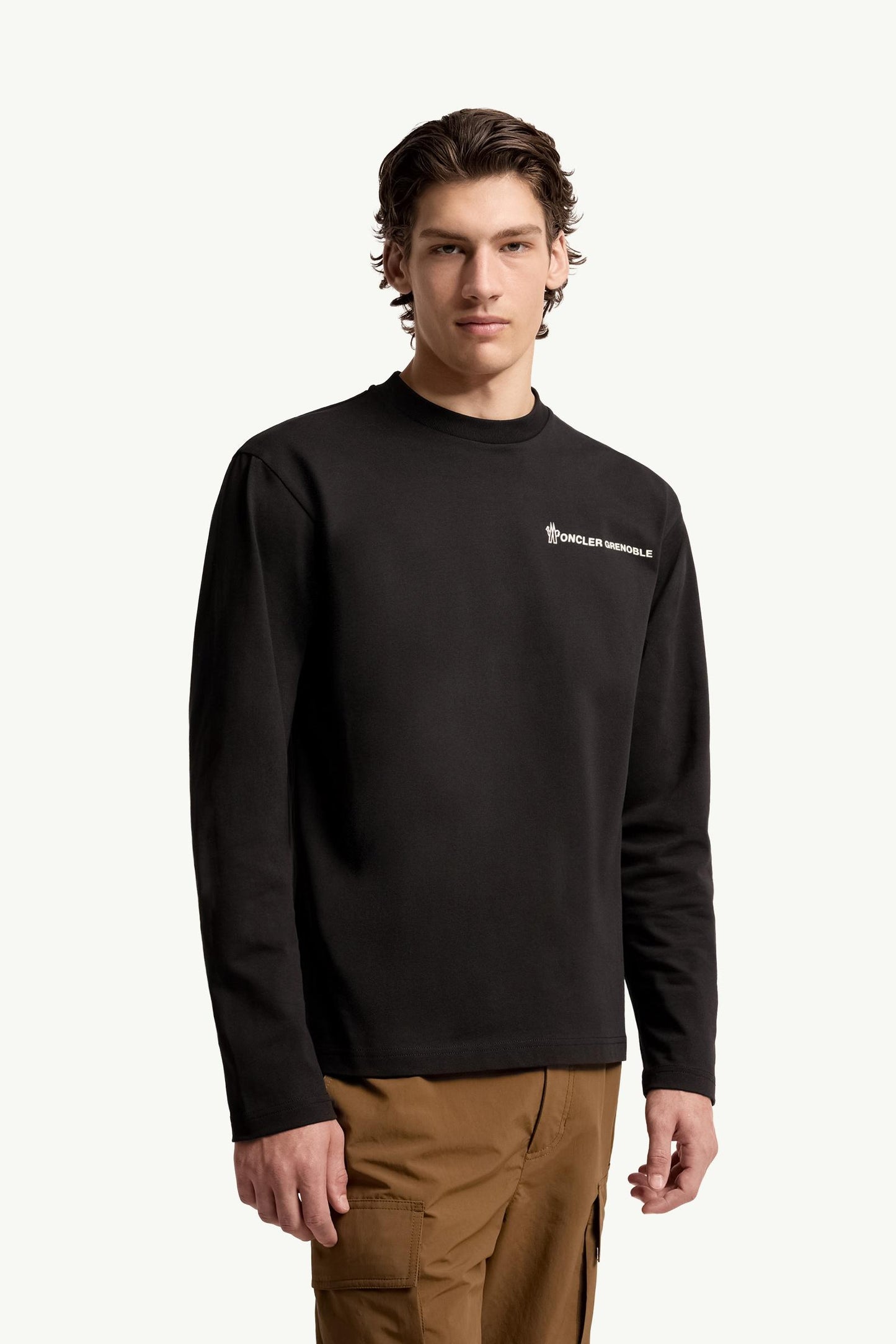 Logo Long Sleeve Cotton T-Shirt