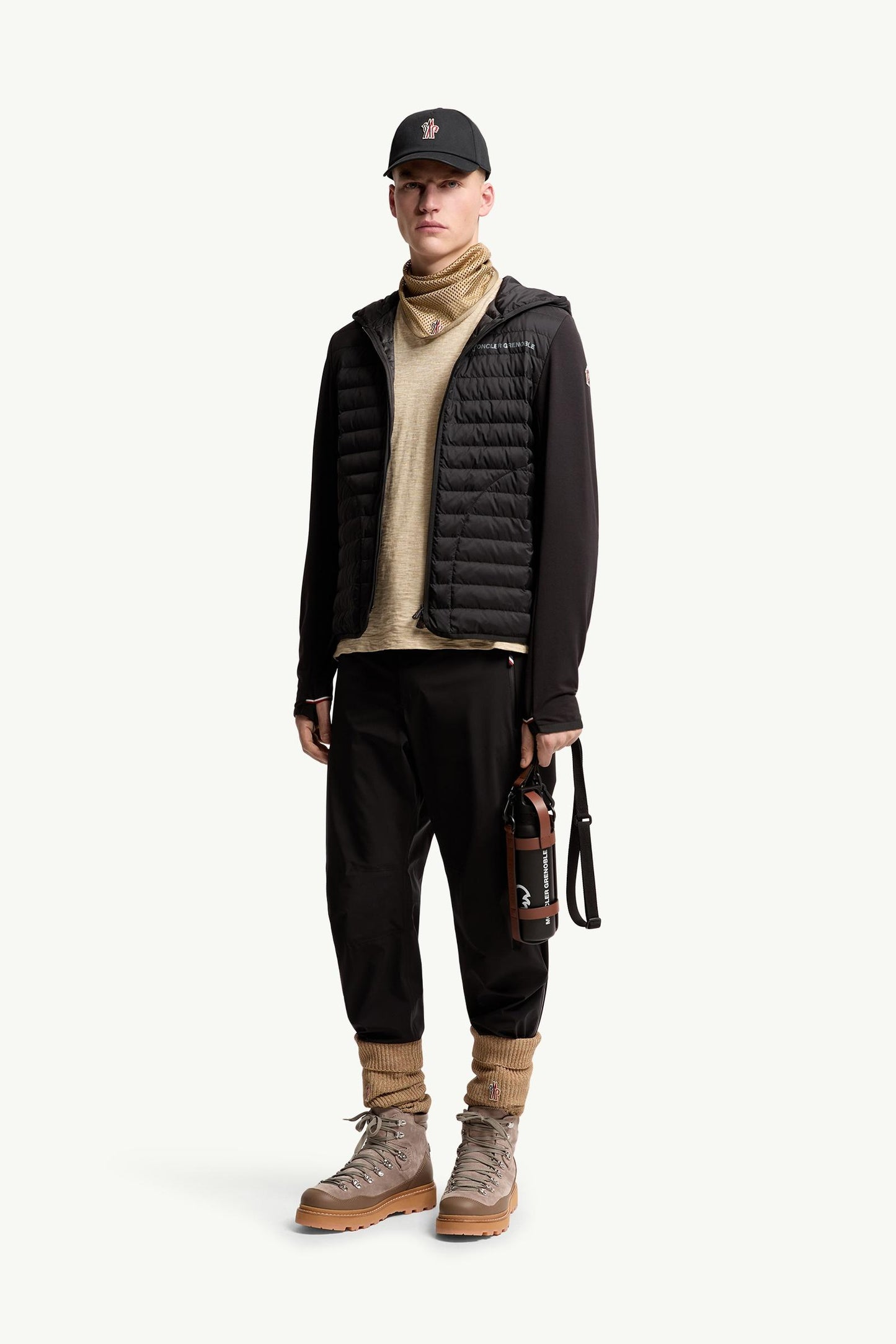 Padded Cotton Zip-Up Hoodie