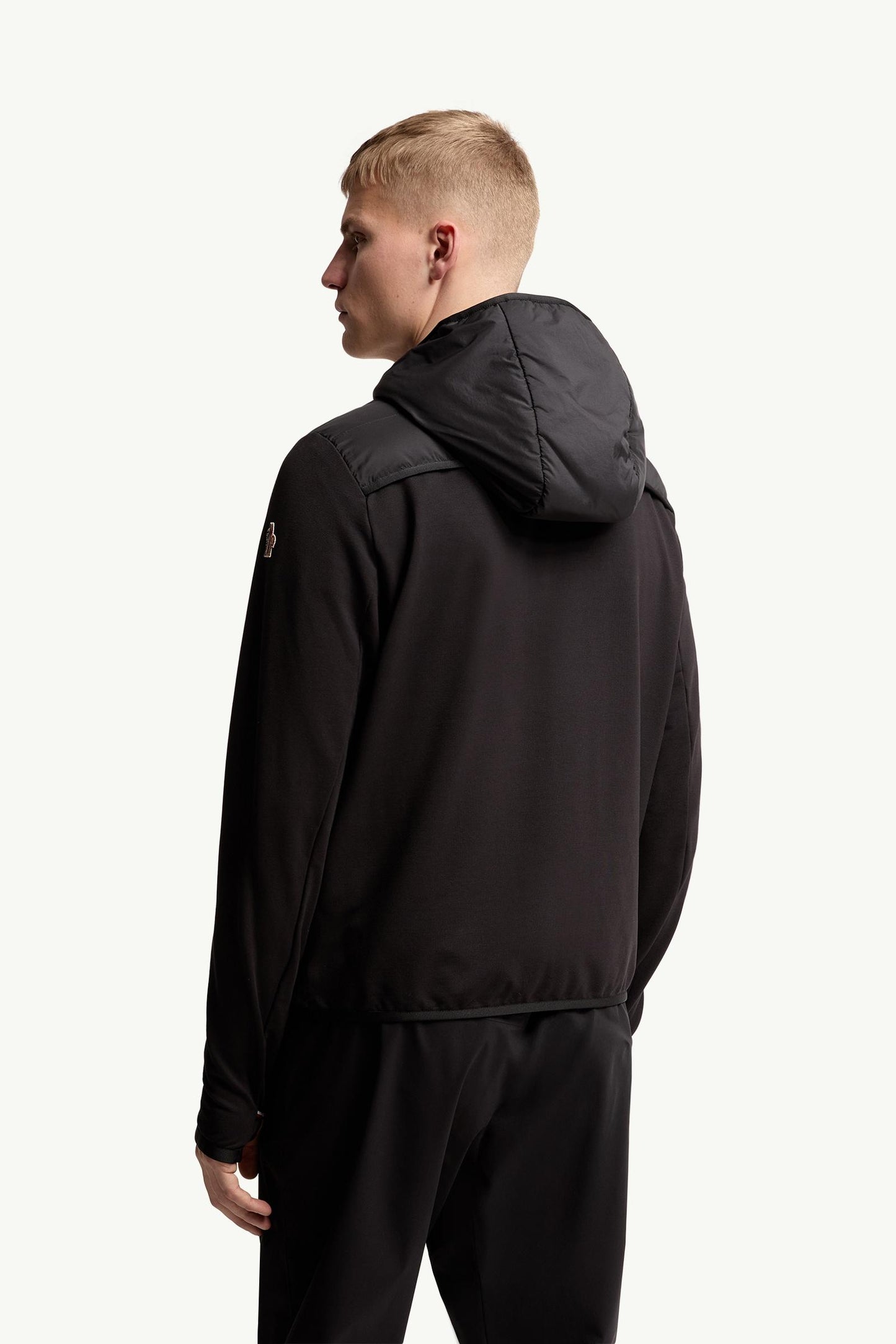 Padded Cotton Zip-Up Hoodie
