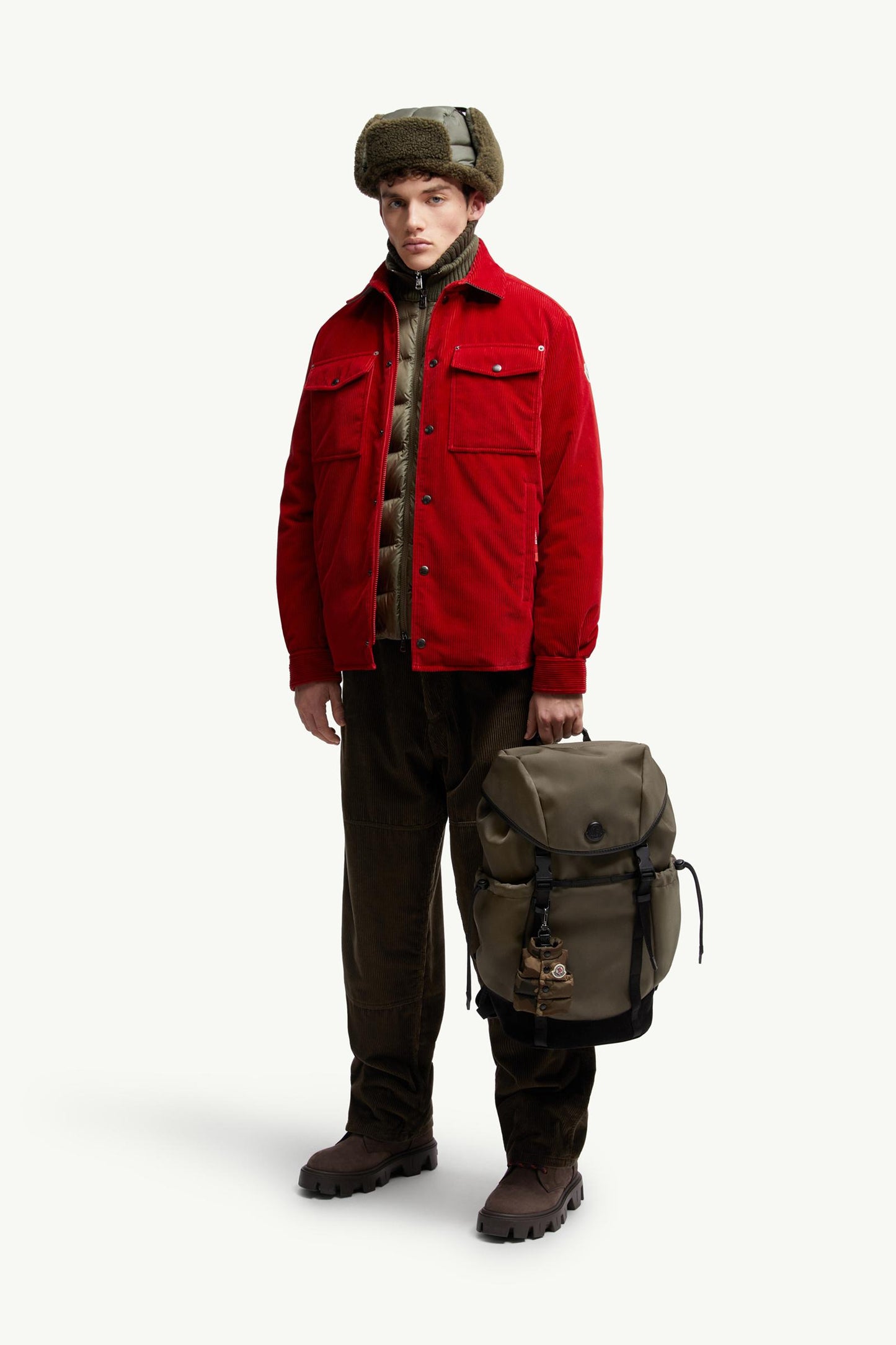 Ambroisie Corduroy Down Shirt Jacket