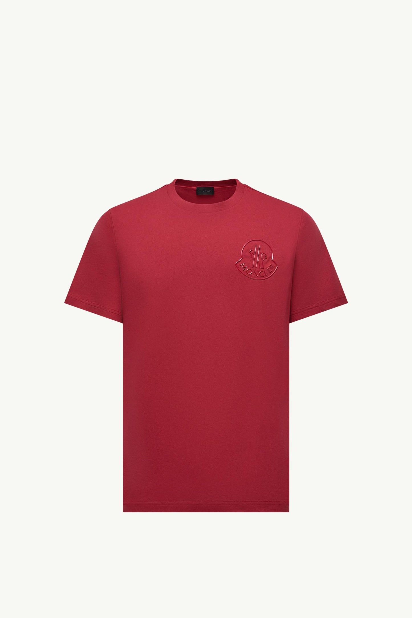Three-Dimensional Logo Cotton T-Shirt