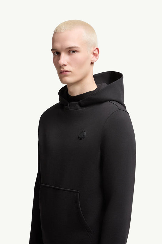 Tonal Back Logo Cotton Hoodie