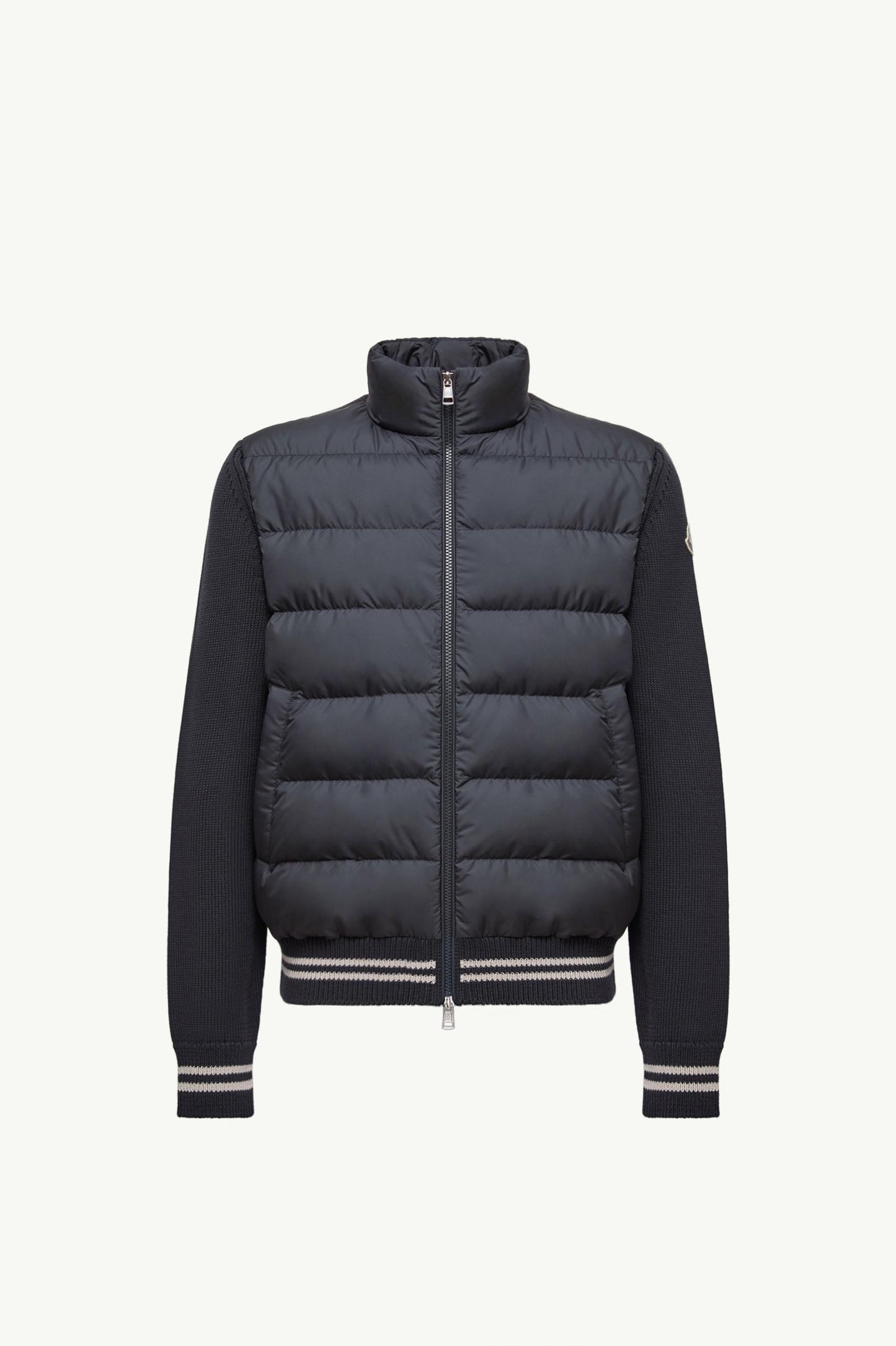 Padded Cotton Cardigan