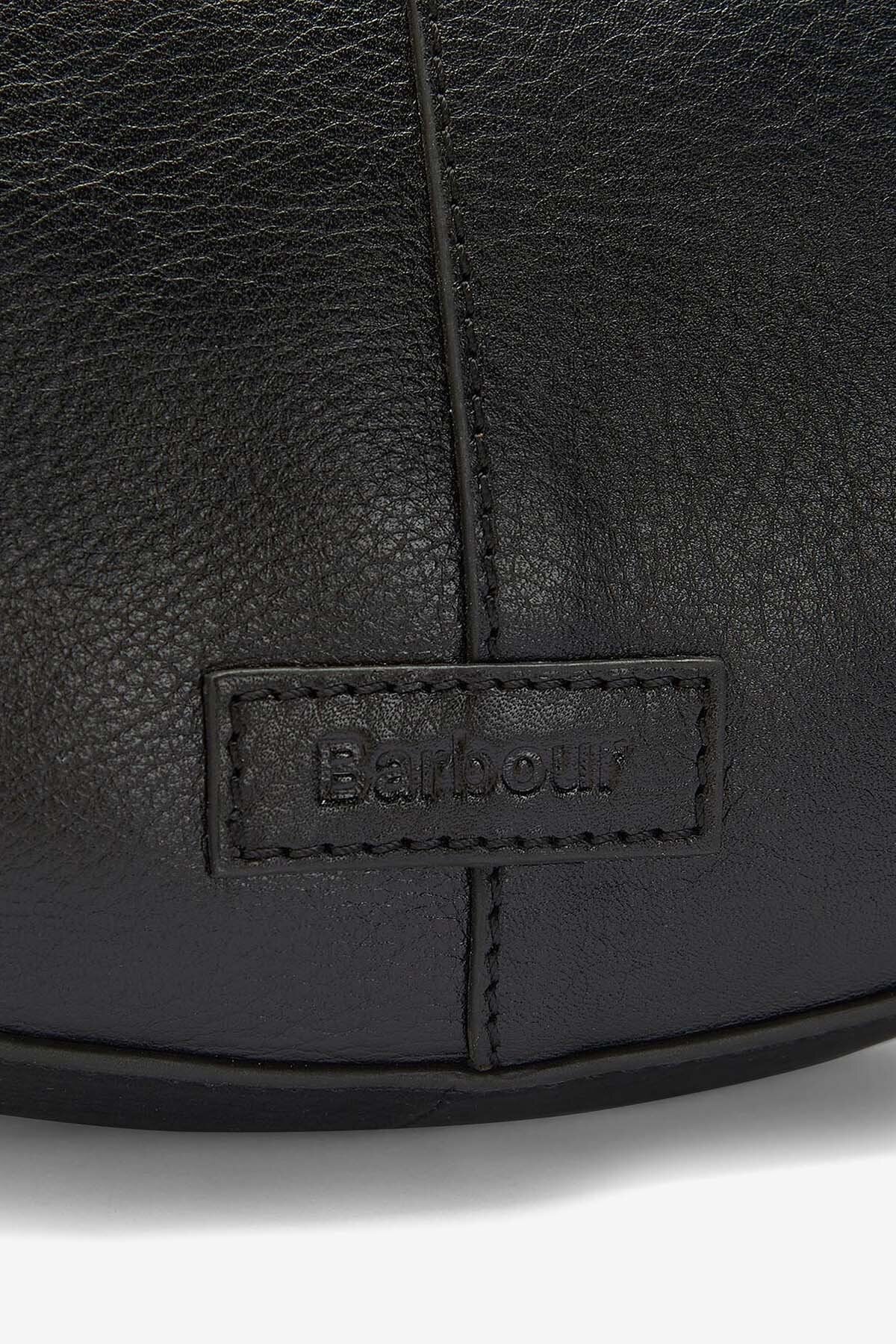 Laire Leather Half-Moon Bag