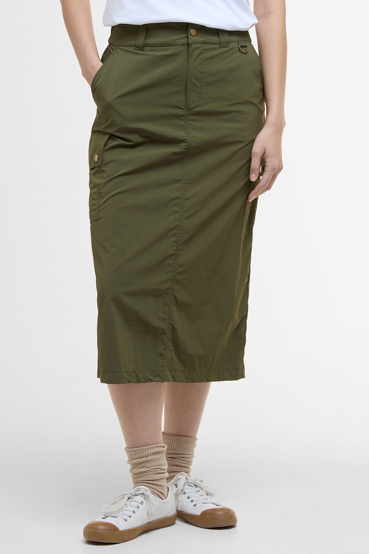 Barbour Penshaw Cargo Midi Skirt