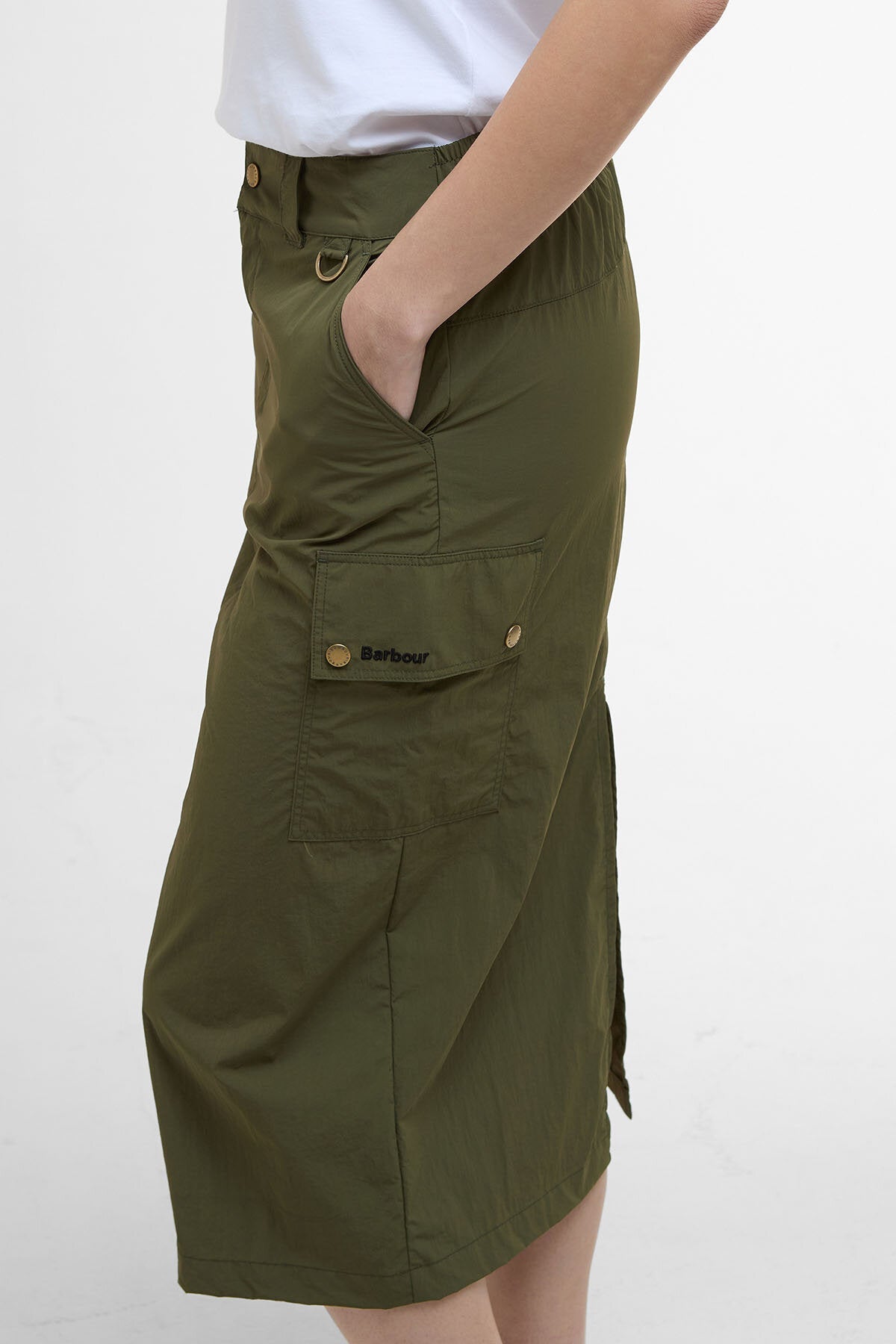 Barbour Penshaw Cargo Midi Skirt