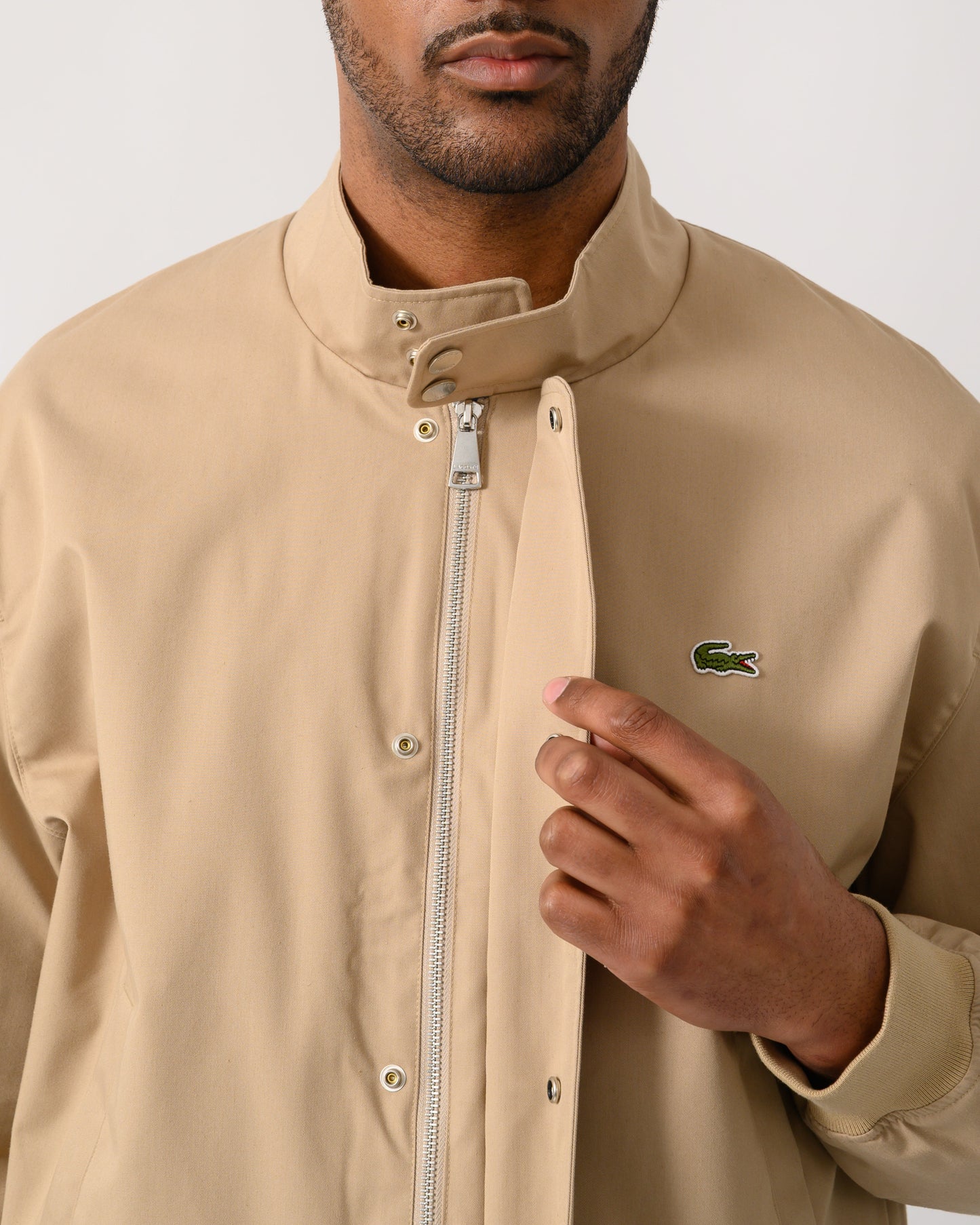 Lightweight Water-Repellent Twill Mens Harrington Jacket - Viennese 02S