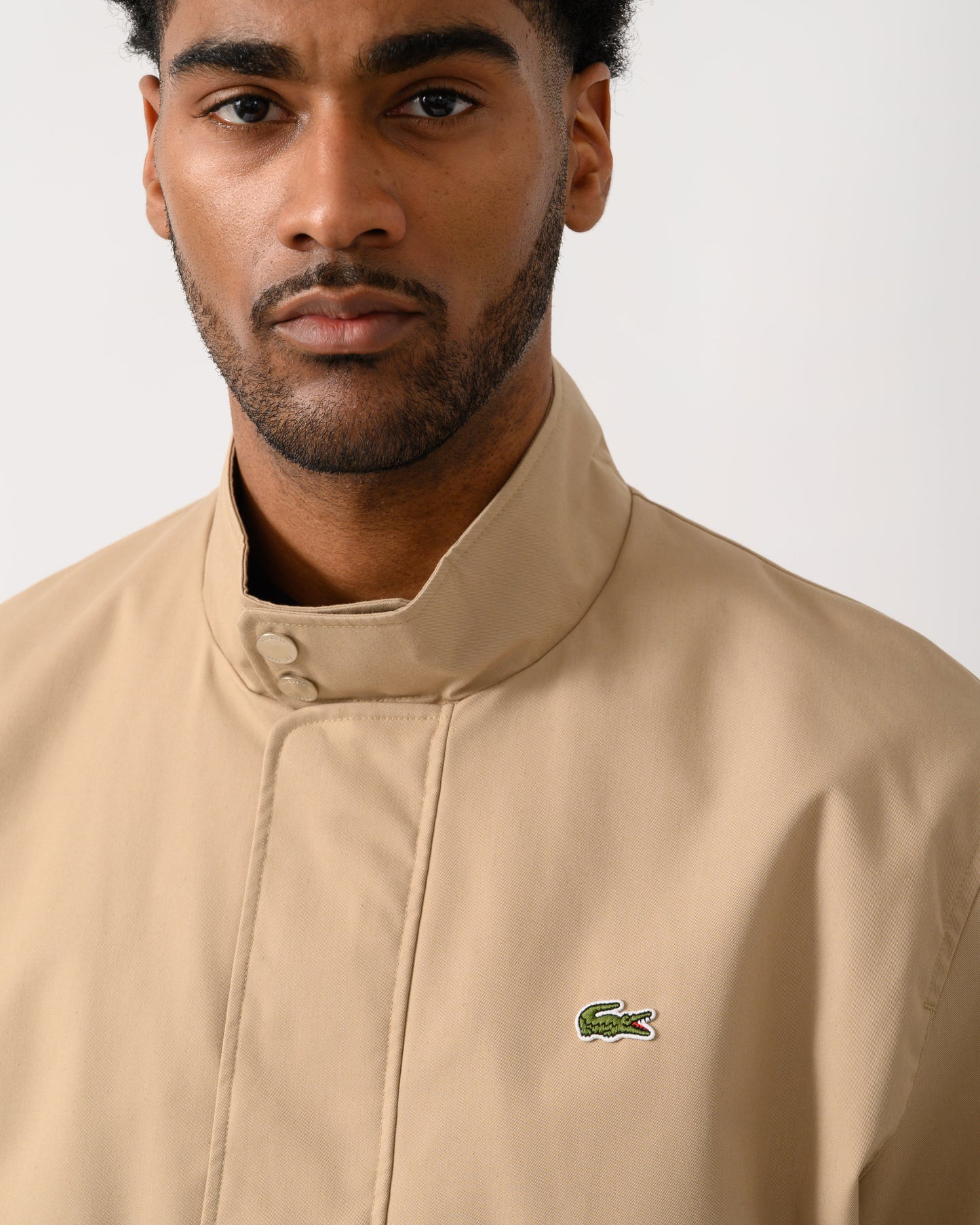 Lightweight Water-Repellent Twill Mens Harrington Jacket - Viennese 02S