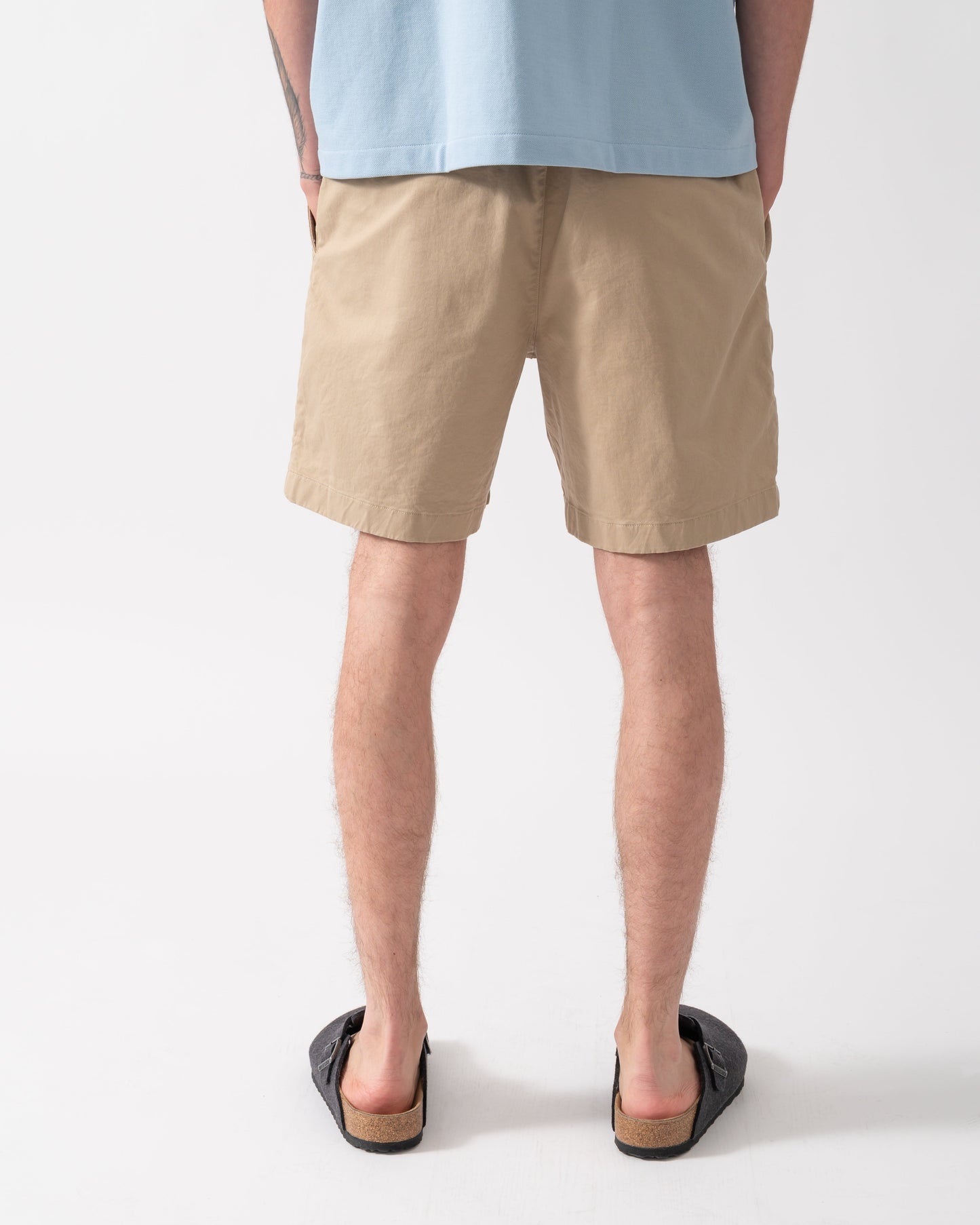 Relaxed Fit Mens Stretch Cotton Shorts - Viennese 02S