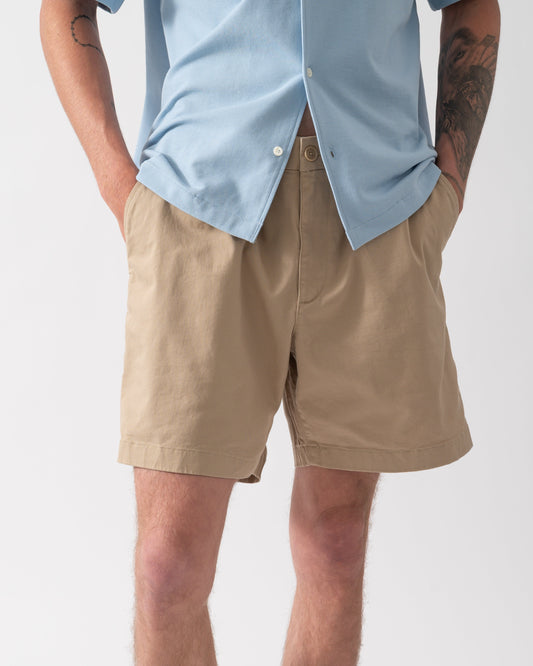Relaxed Fit Mens Stretch Cotton Shorts - Viennese 02S