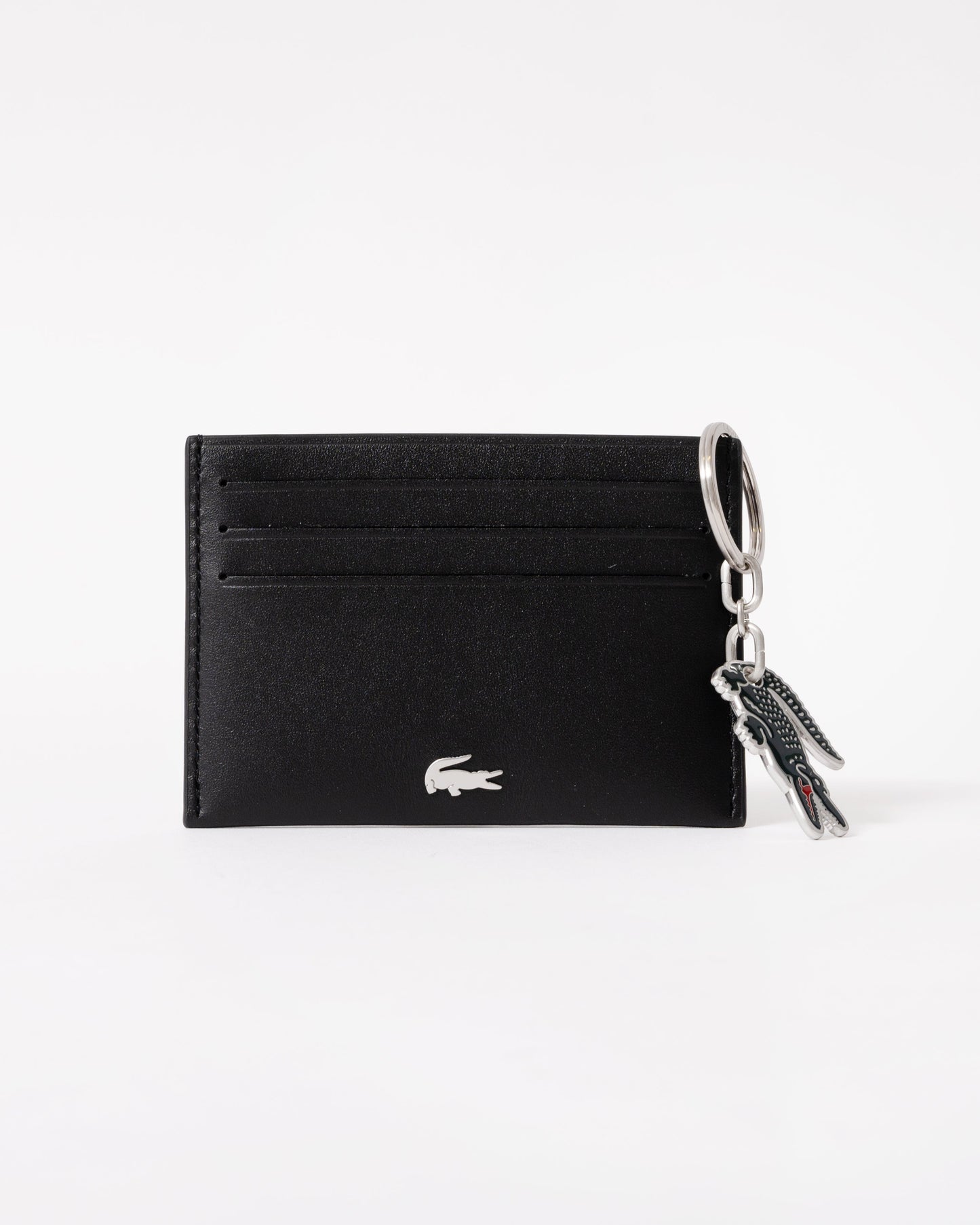 Credit Card Holder And Key Ring Gift Box - Noir KR Croc Sinope R66