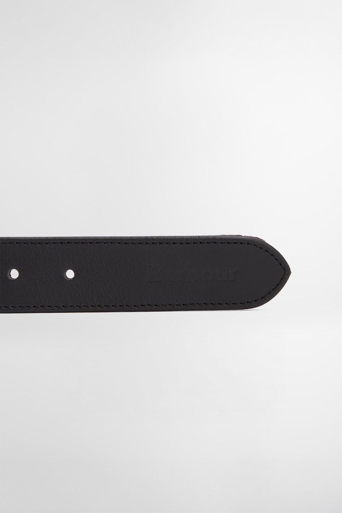 Reversible Tartan Leather Belt
