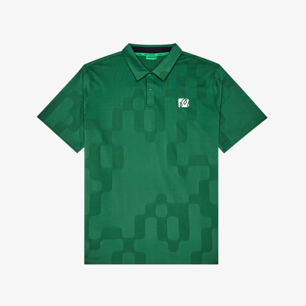 Men Performance Mesh Paneled Polo