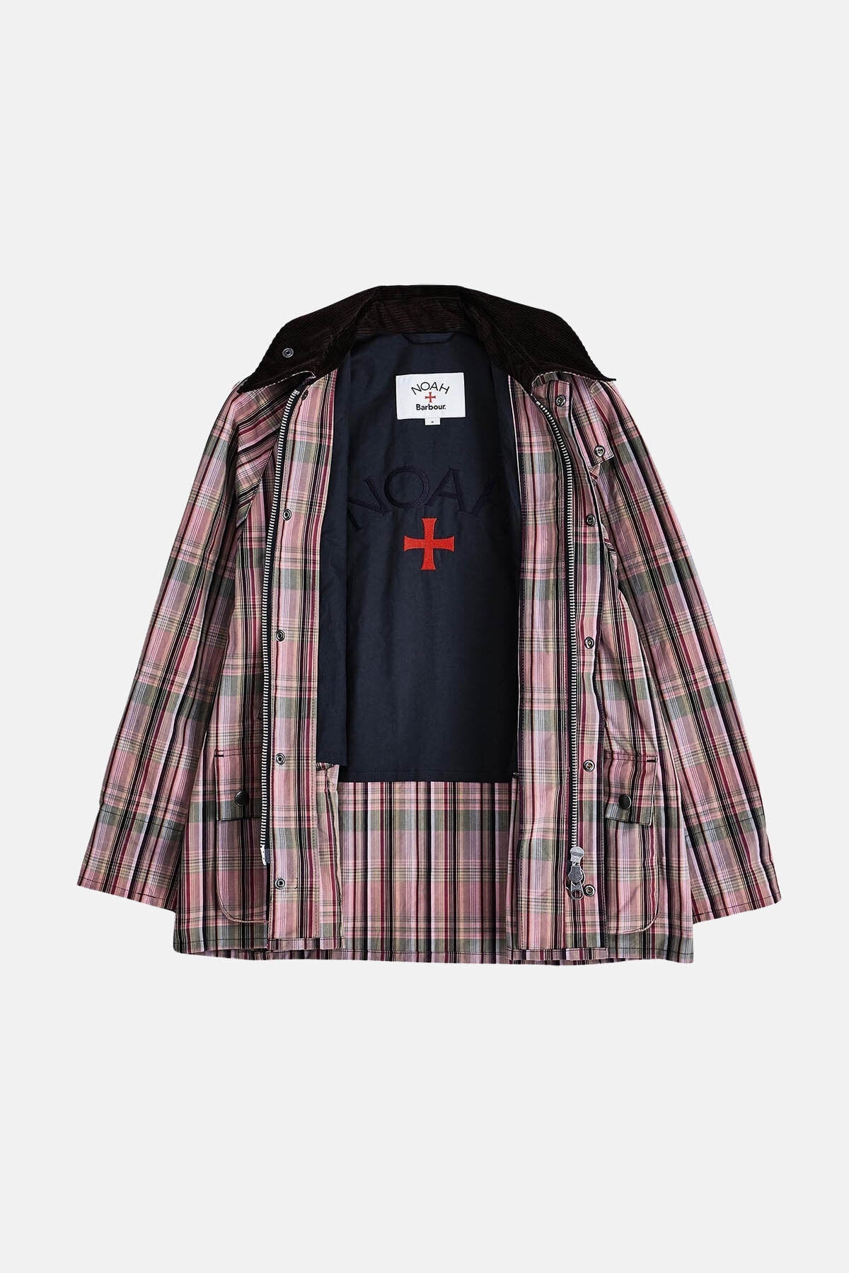 Barbour x NOAH Madras Bedale Casual Jacket