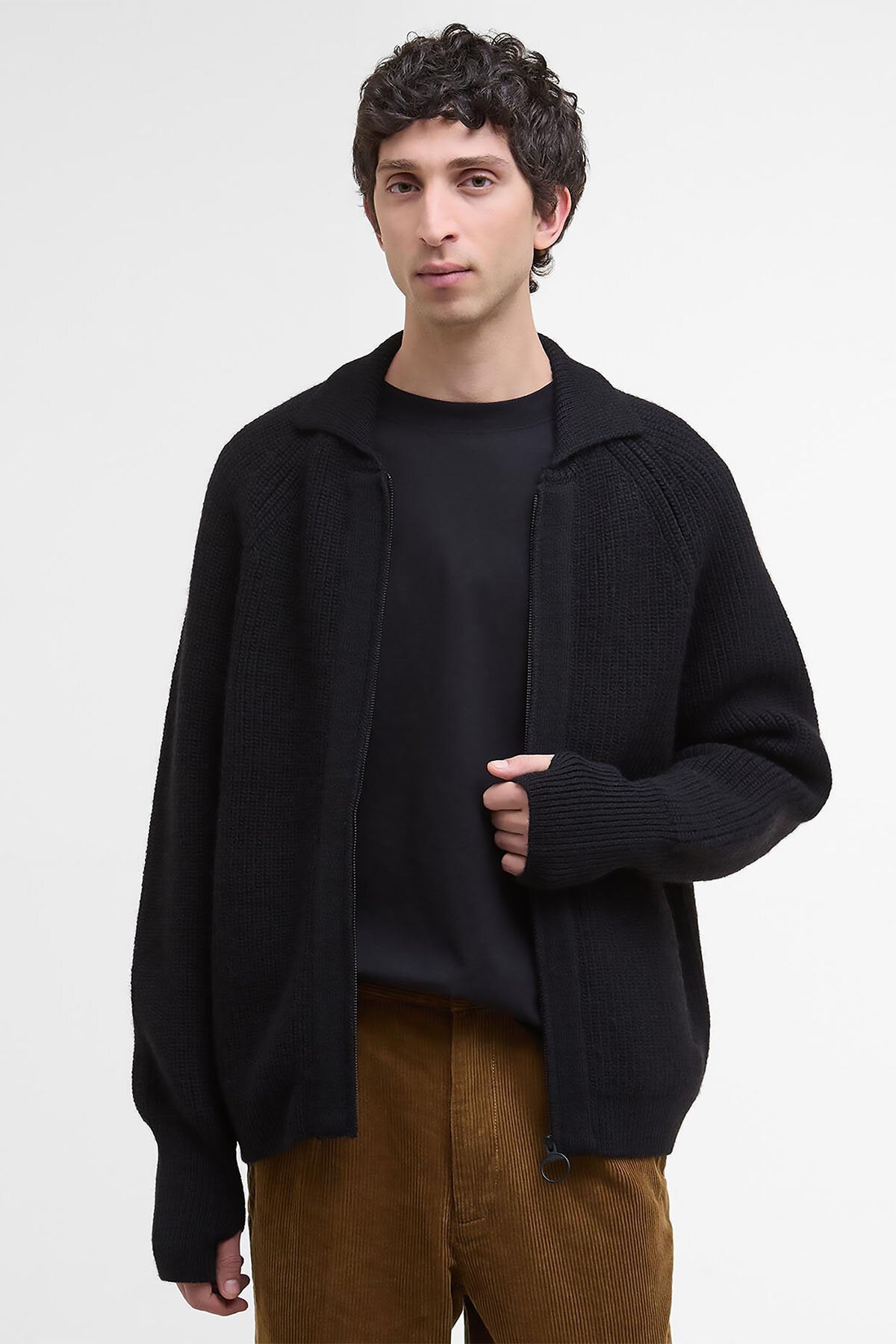 Barbour Garthman Knitted Zip-Up Jumper