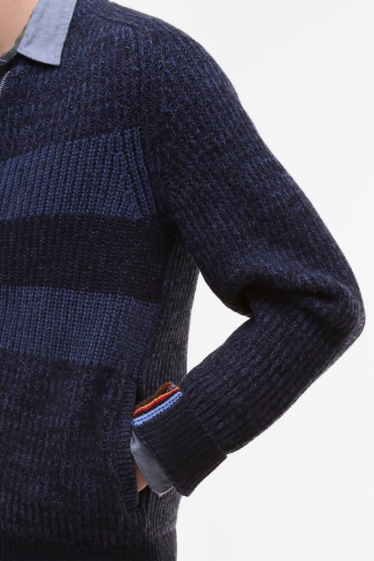 Paul Smith loves Barbour Knitted Bomber Jacket