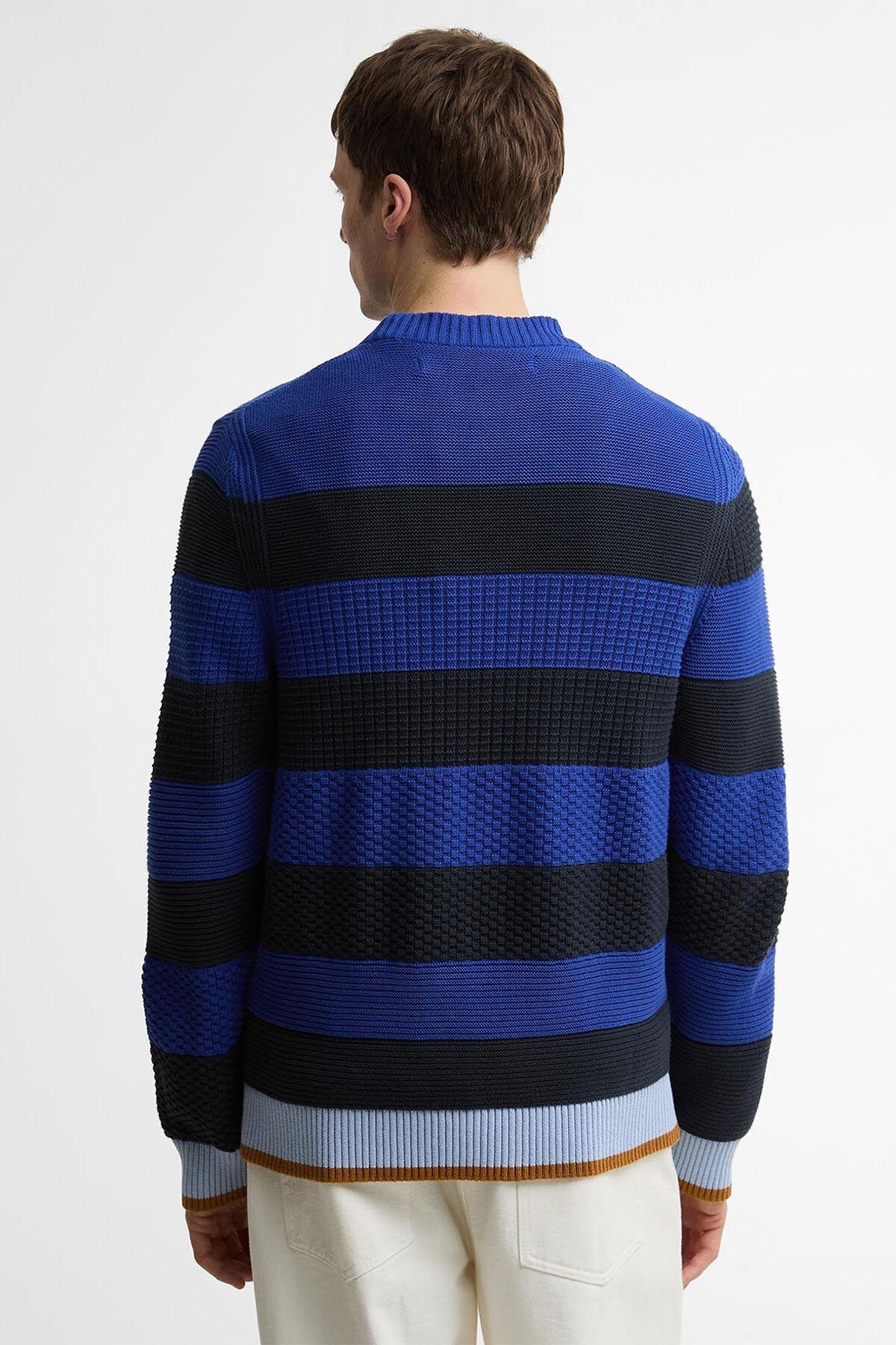 Paul Smith Loves Barbour Southwold Striped Crew Neck Jumper