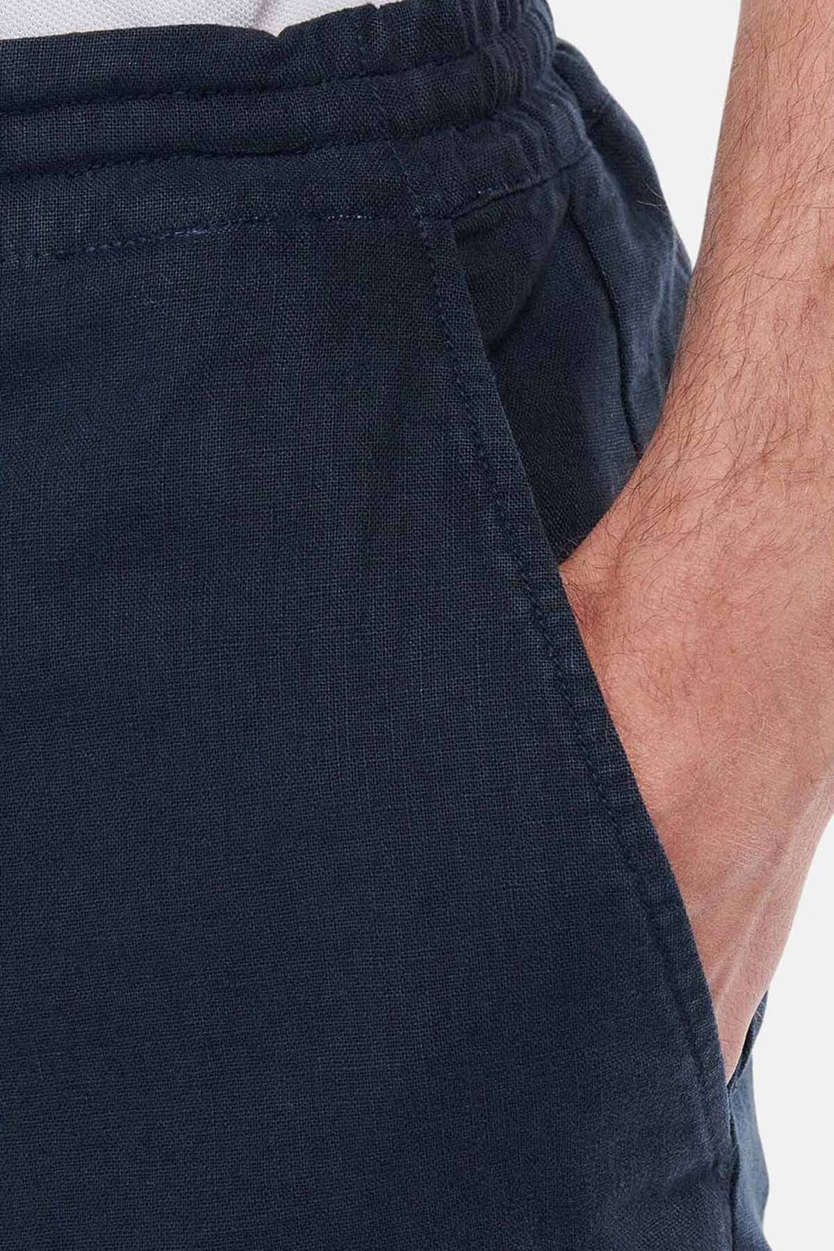 Linen Cotton Mix Shorts