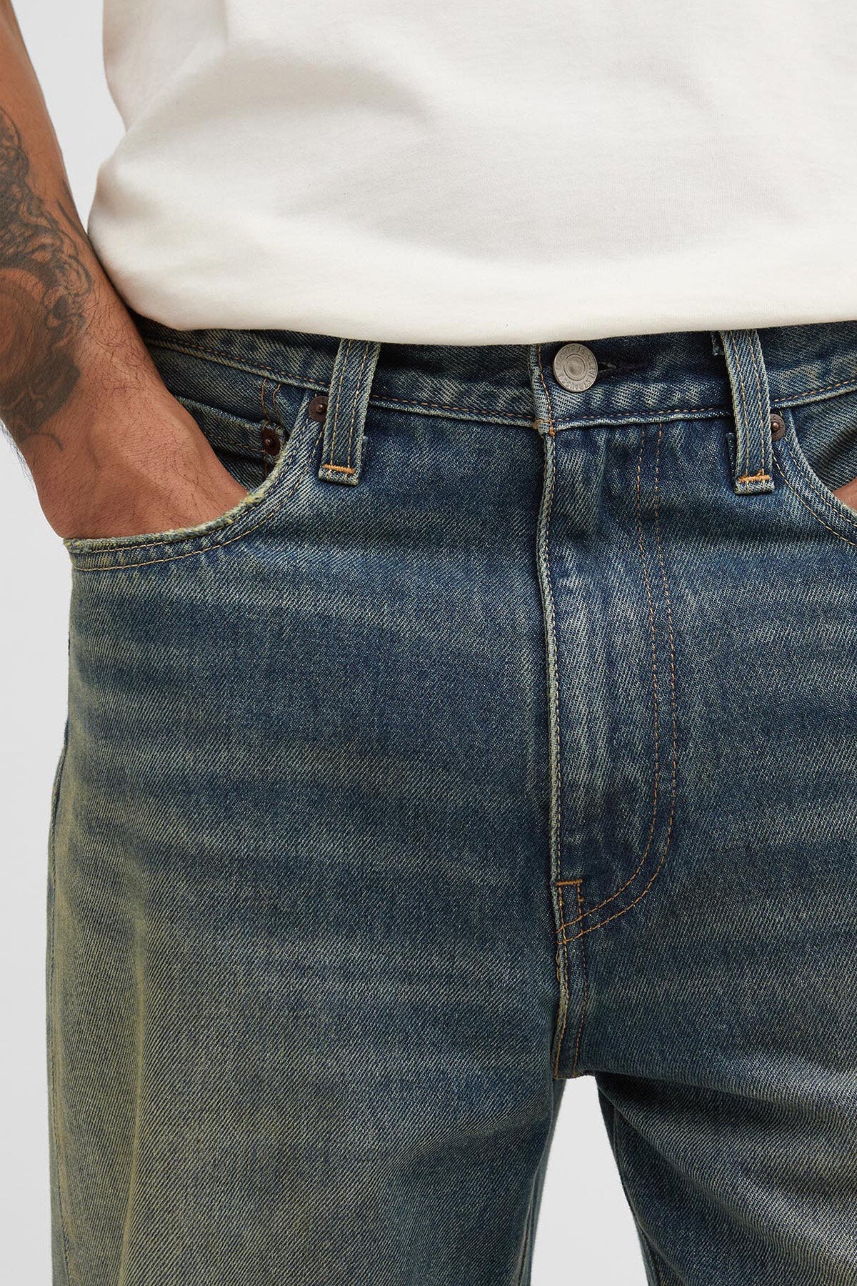 Barbour x Levi's 568 Loose Jean