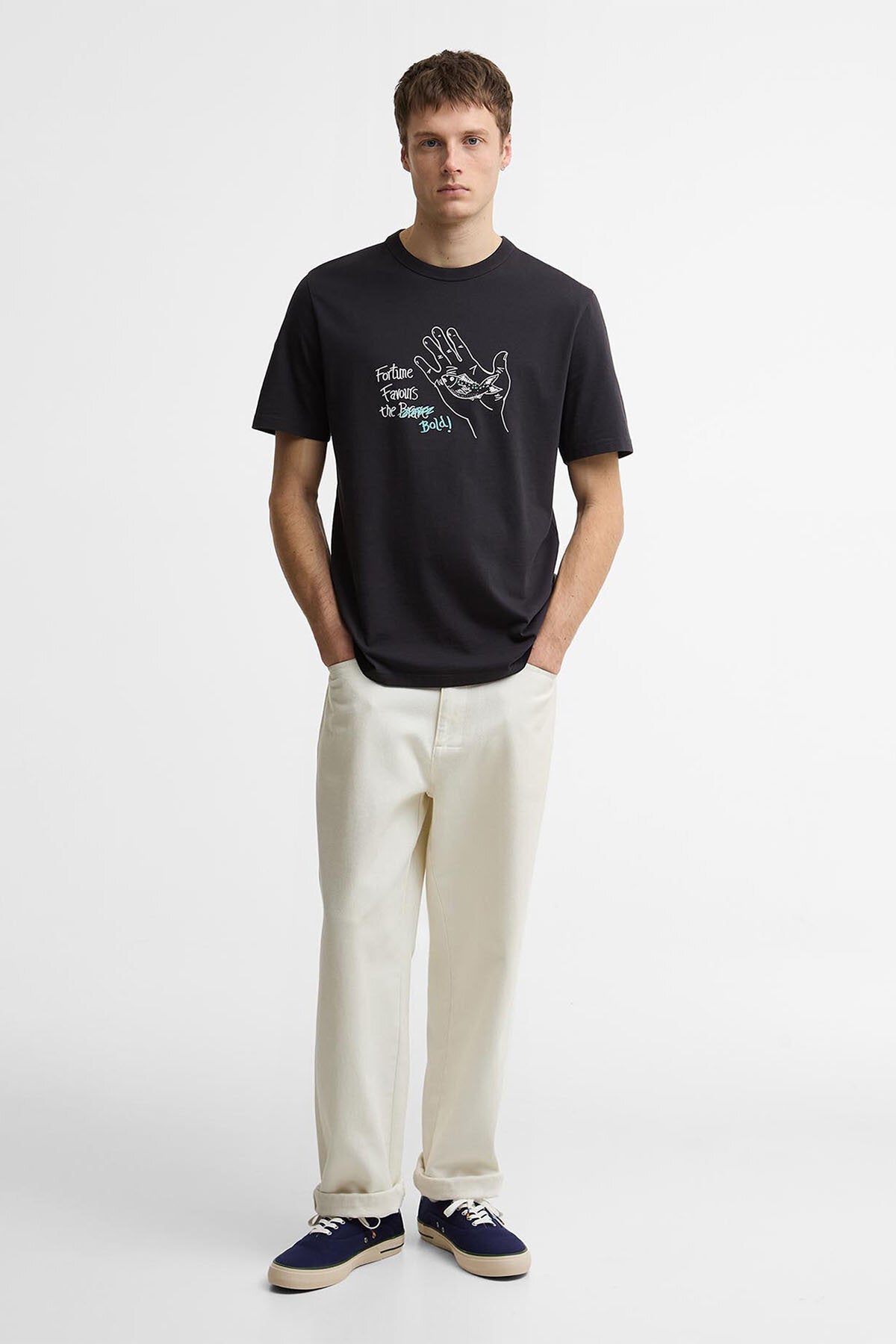 Paul Smith Loves Barbour Fortune Fish Graphic T-Shirt