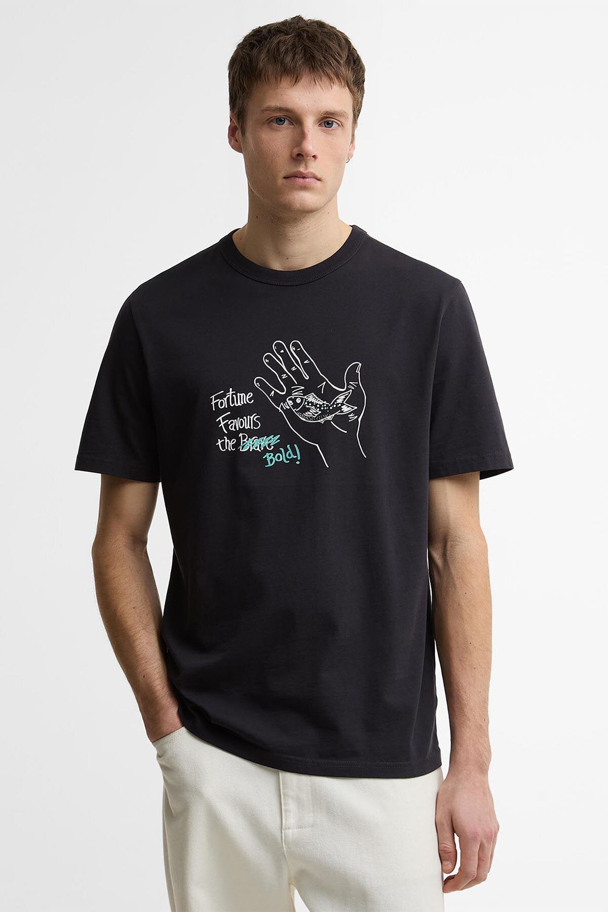 Paul Smith Loves Barbour Fortune Fish Graphic T-Shirt