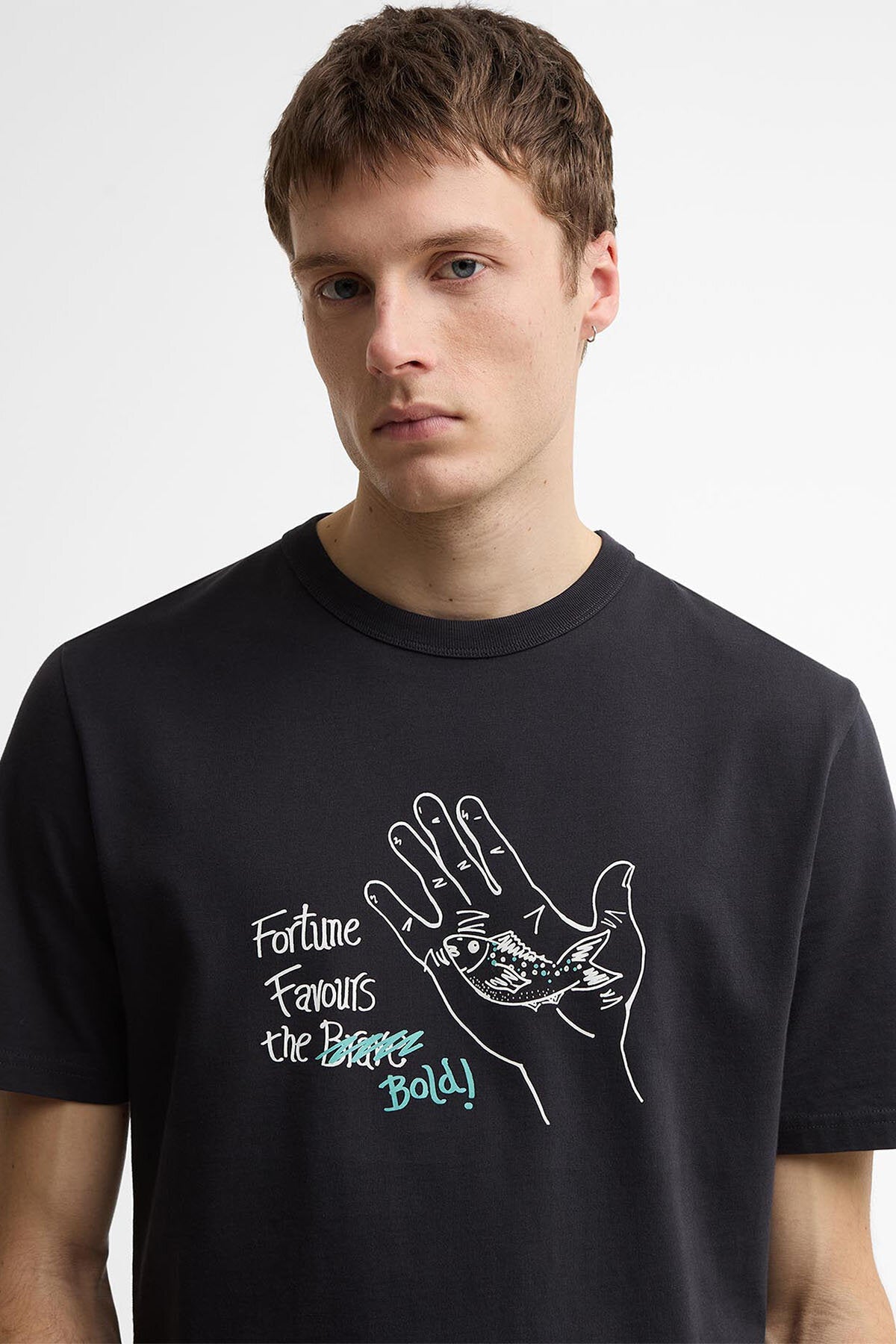 Paul Smith Loves Barbour Fortune Fish Graphic T-Shirt