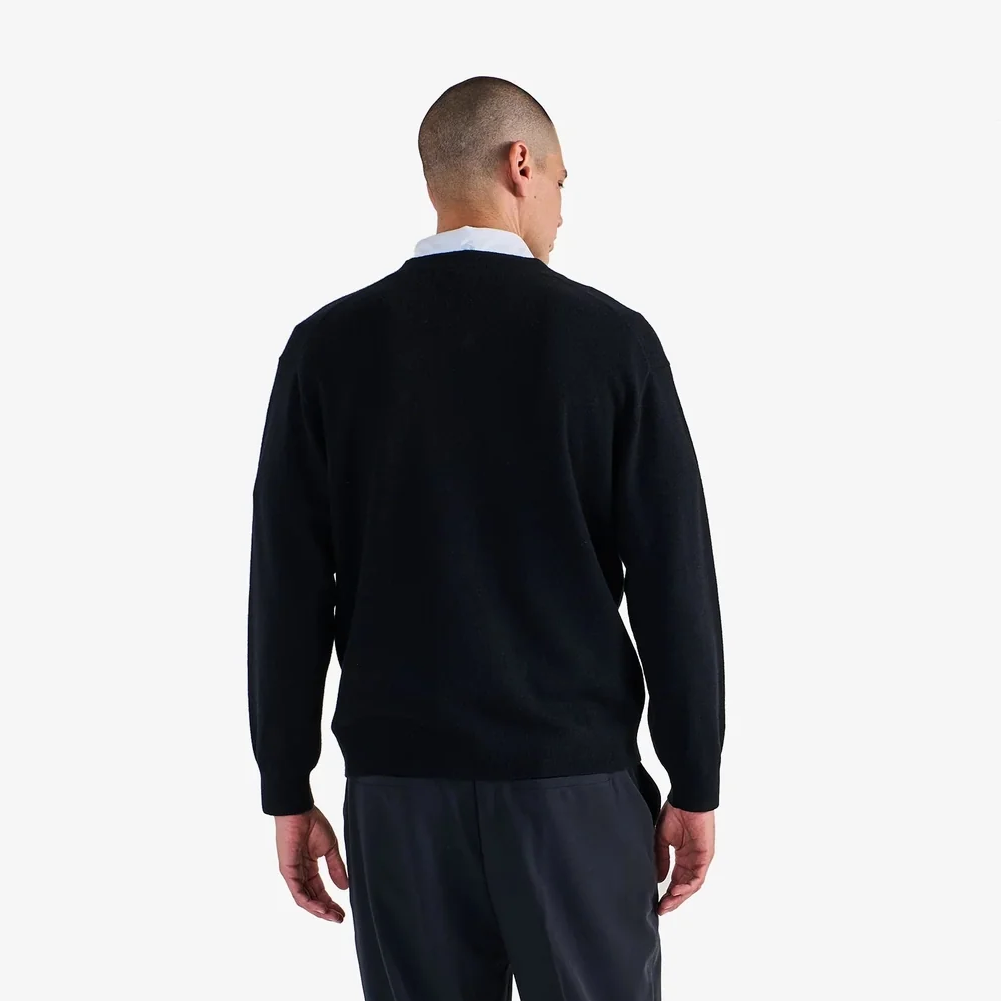 Men Jesper Parnevik V Neck Merino Wool Sweater