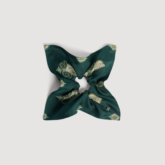 Paisley print scrunchie