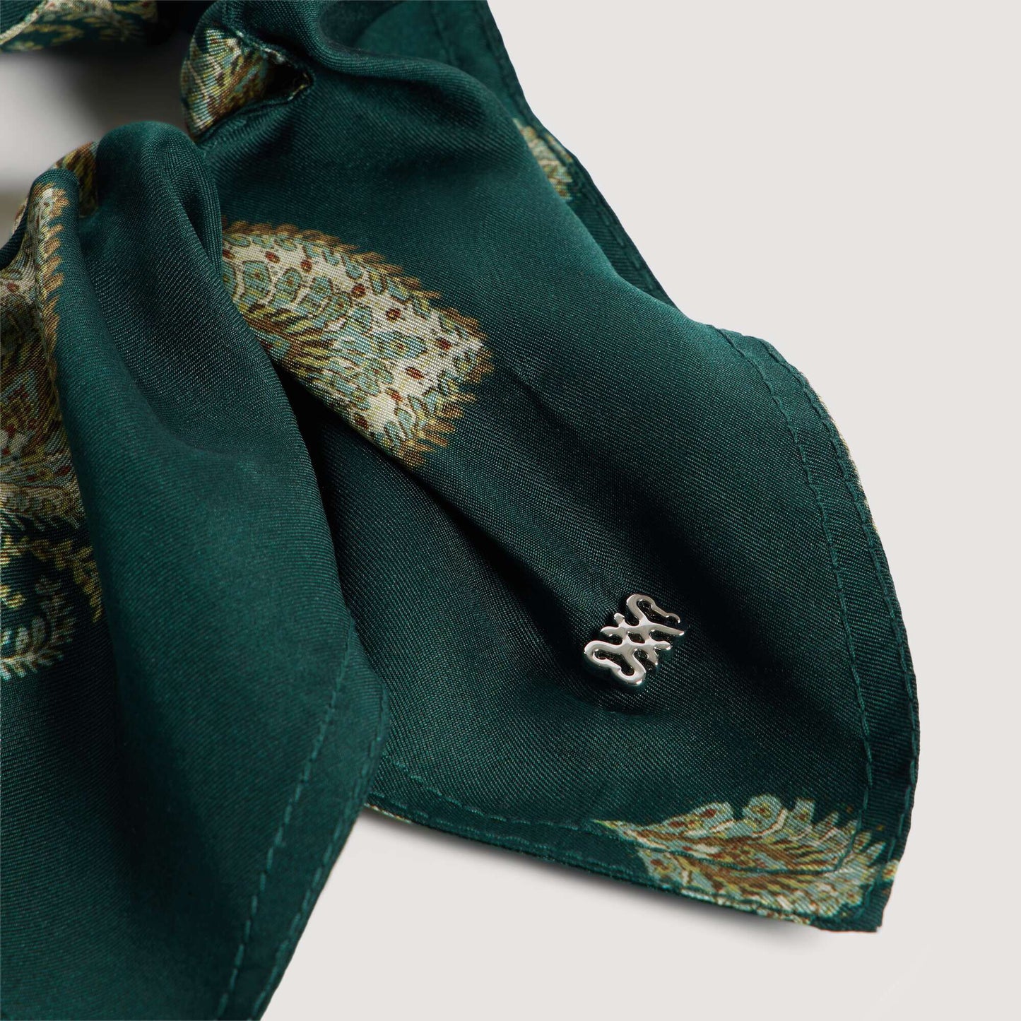 Paisley print scrunchie