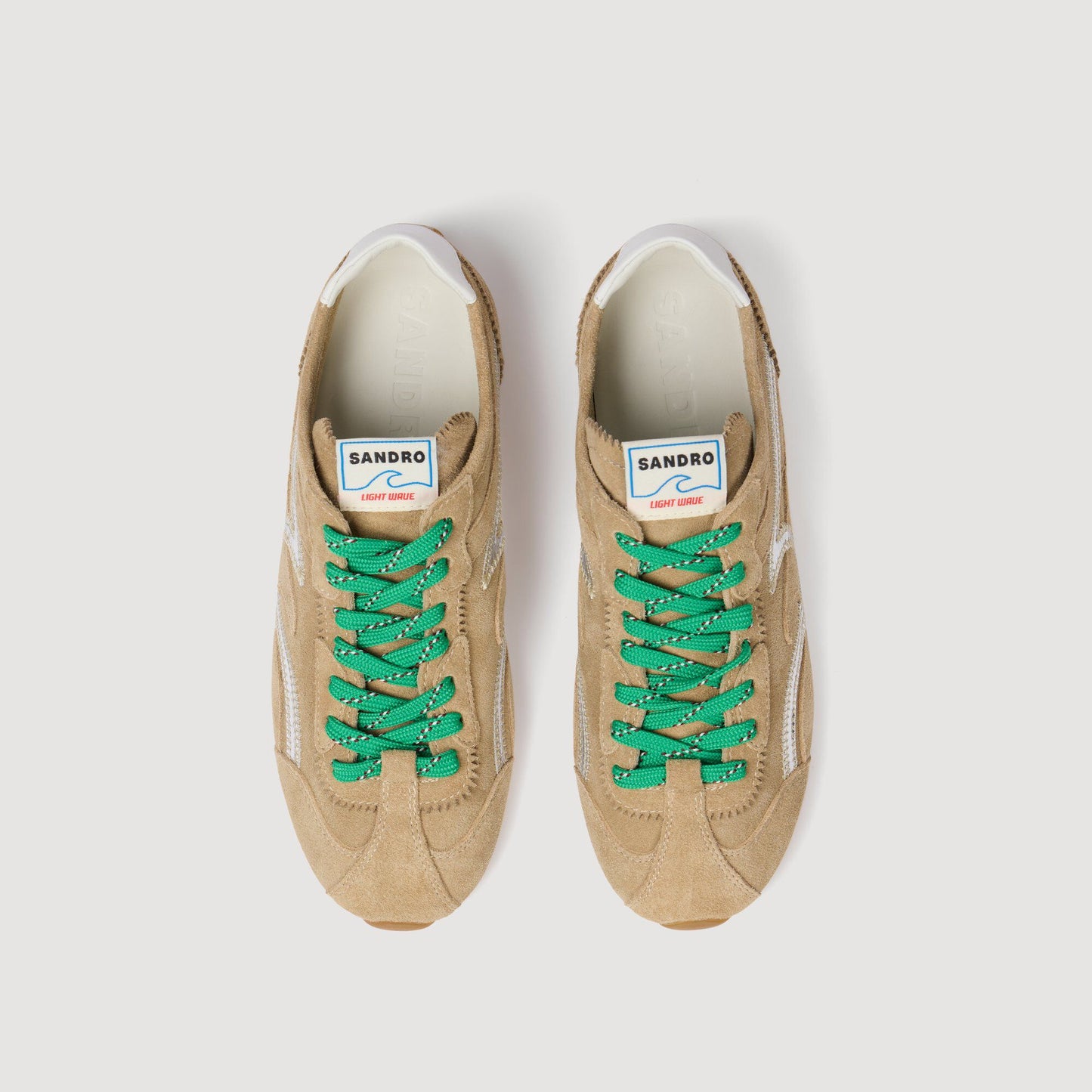 Light Wave suede trainers