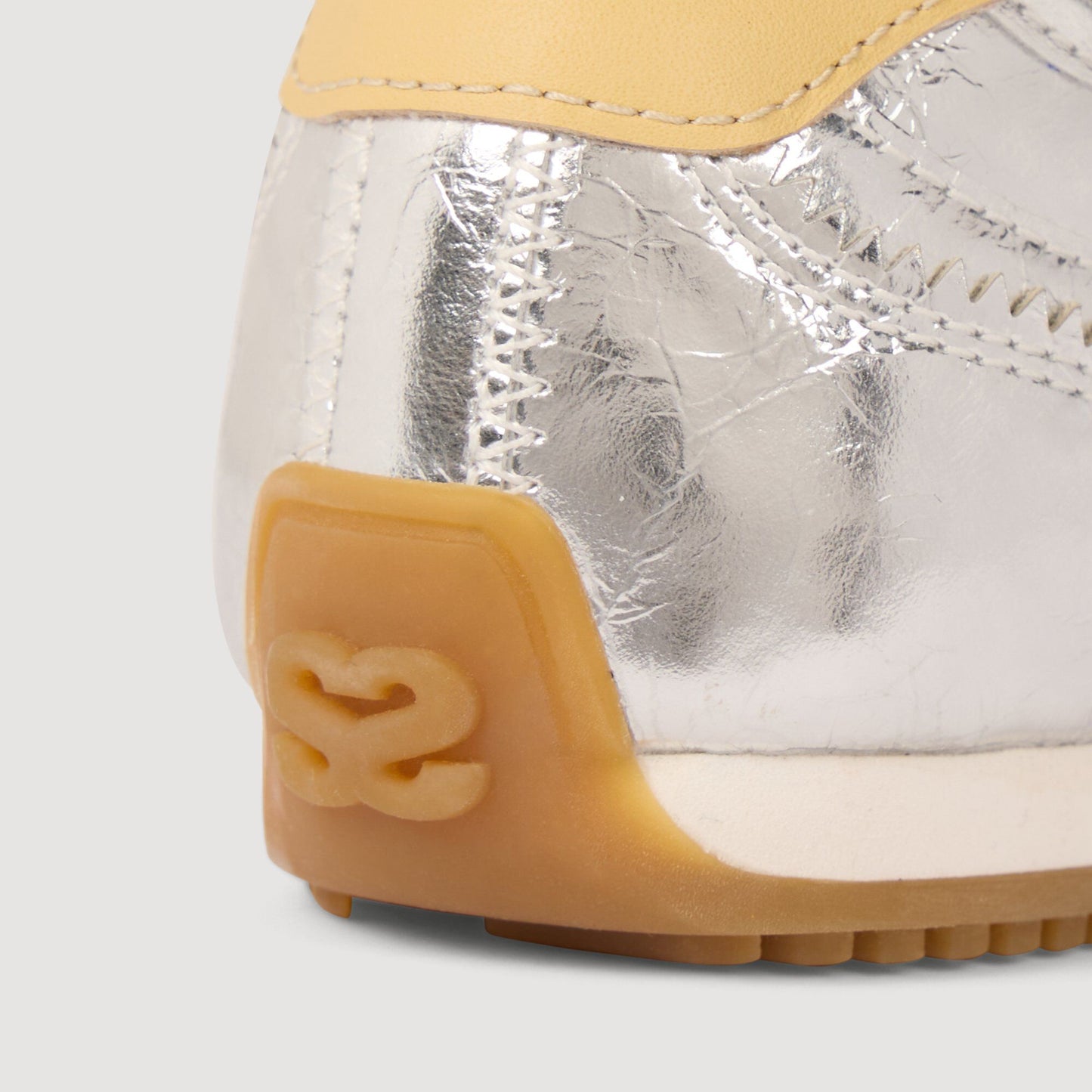 LightWave metallic leather trainers