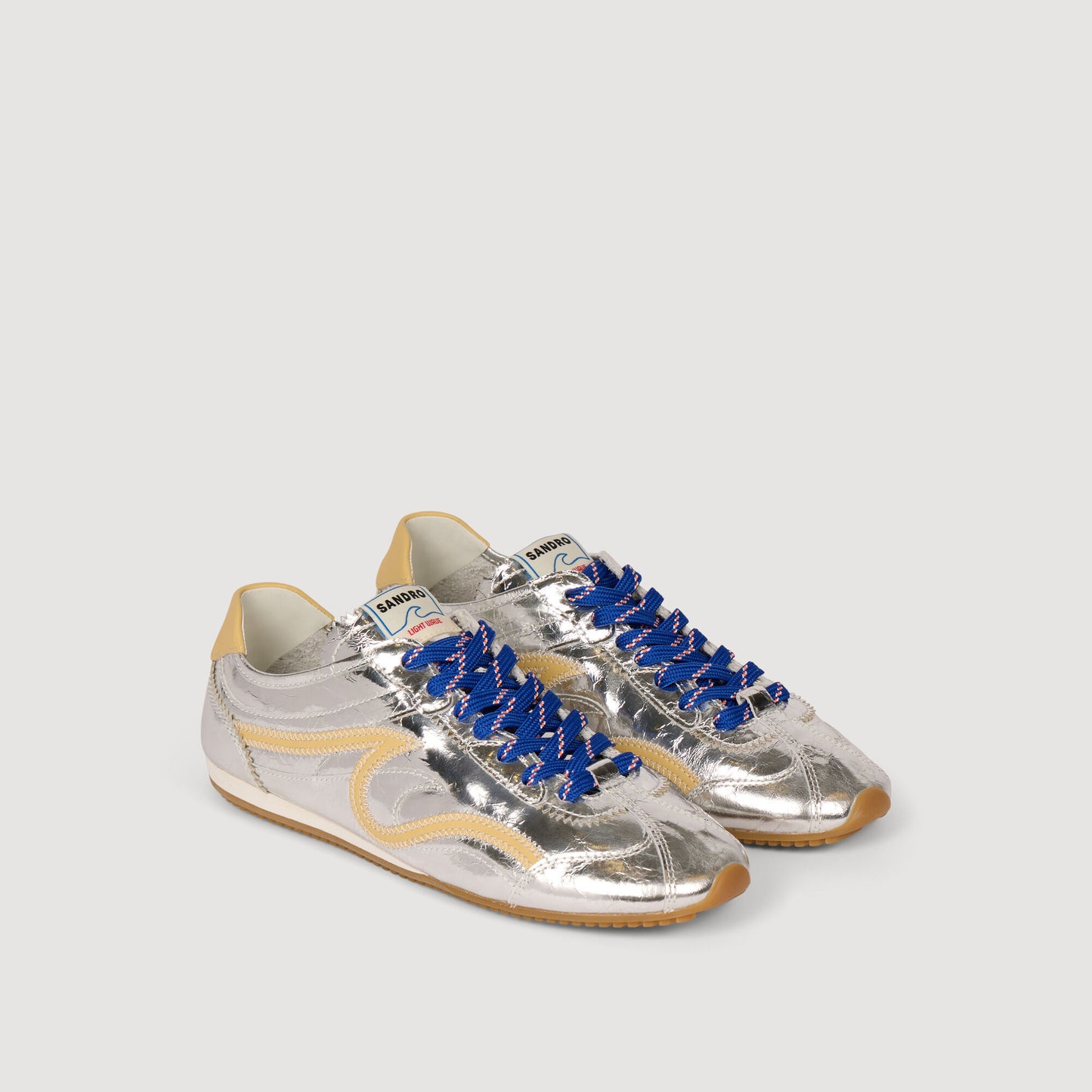 LightWave metallic leather trainers