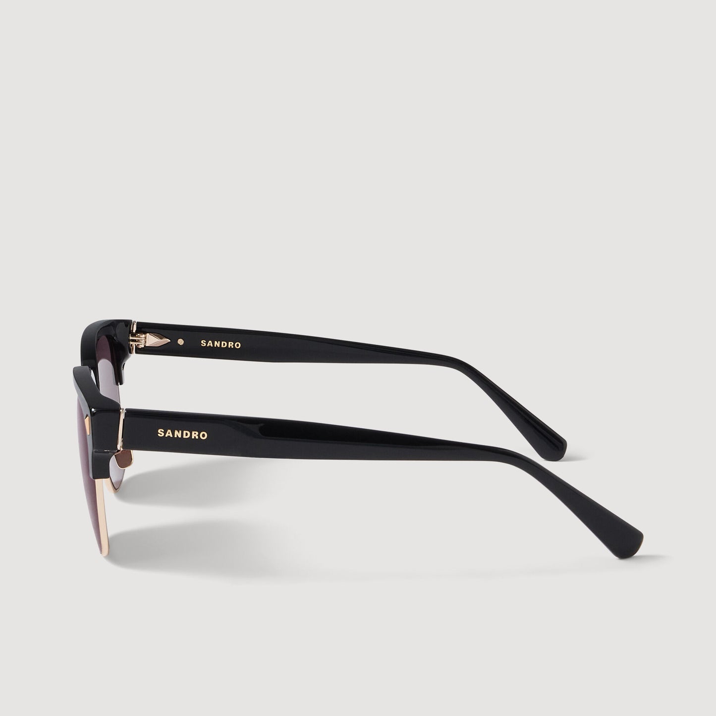 Acetate logo sunglasses
