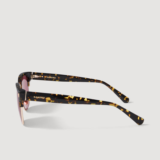 Acetate logo sunglasses