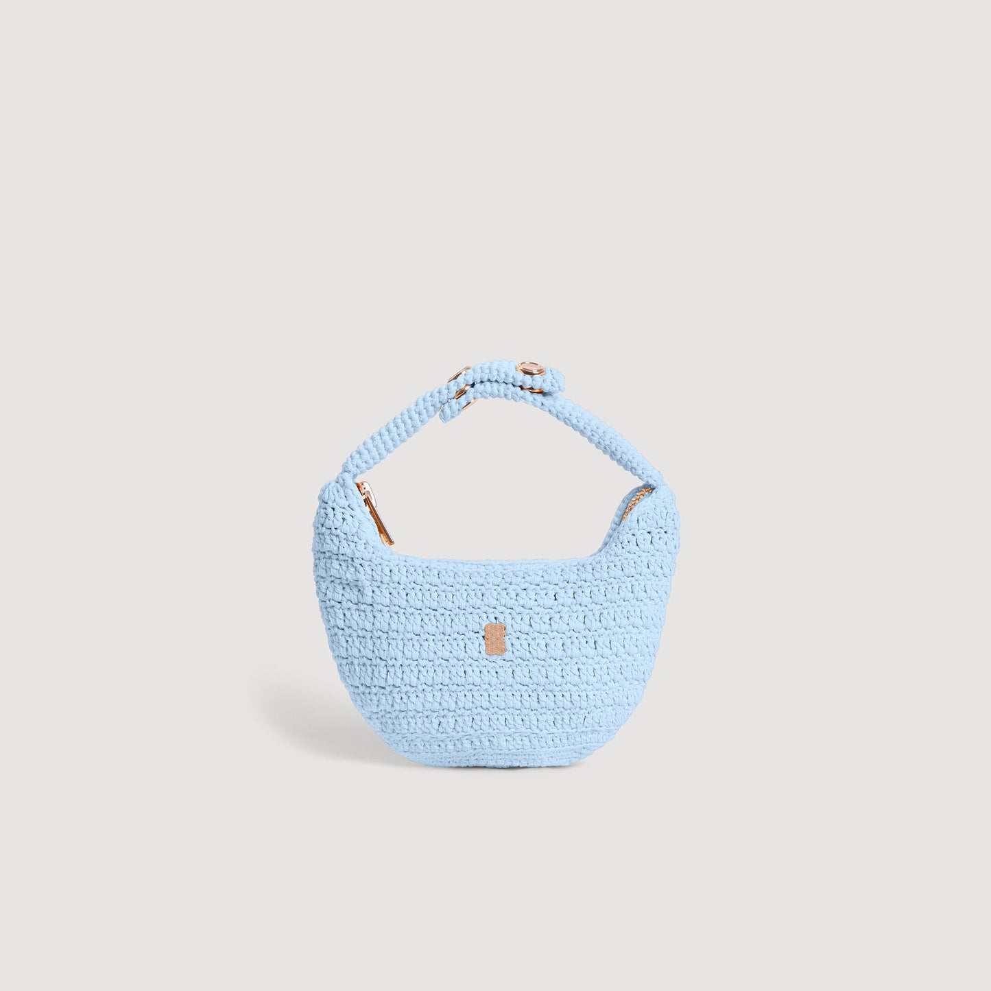Crochet small leather goods
