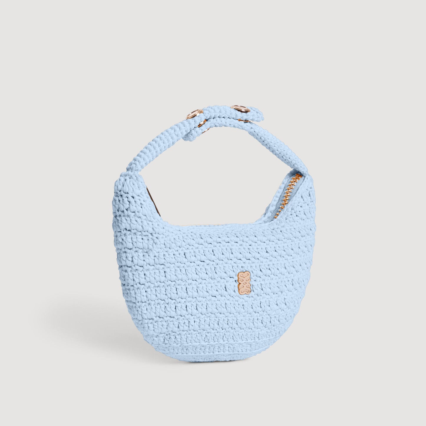 Crochet small leather goods