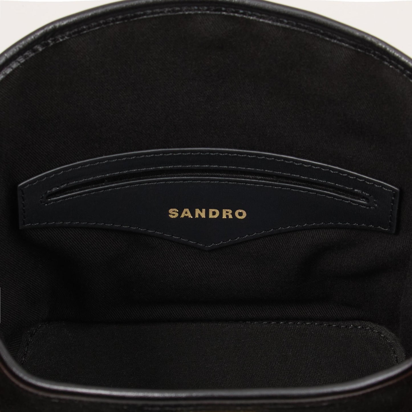 Mini Tangoso suede and leather bag