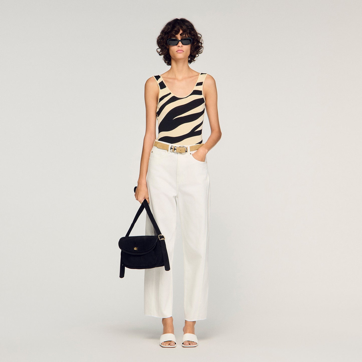 LE MAMBO suede bag