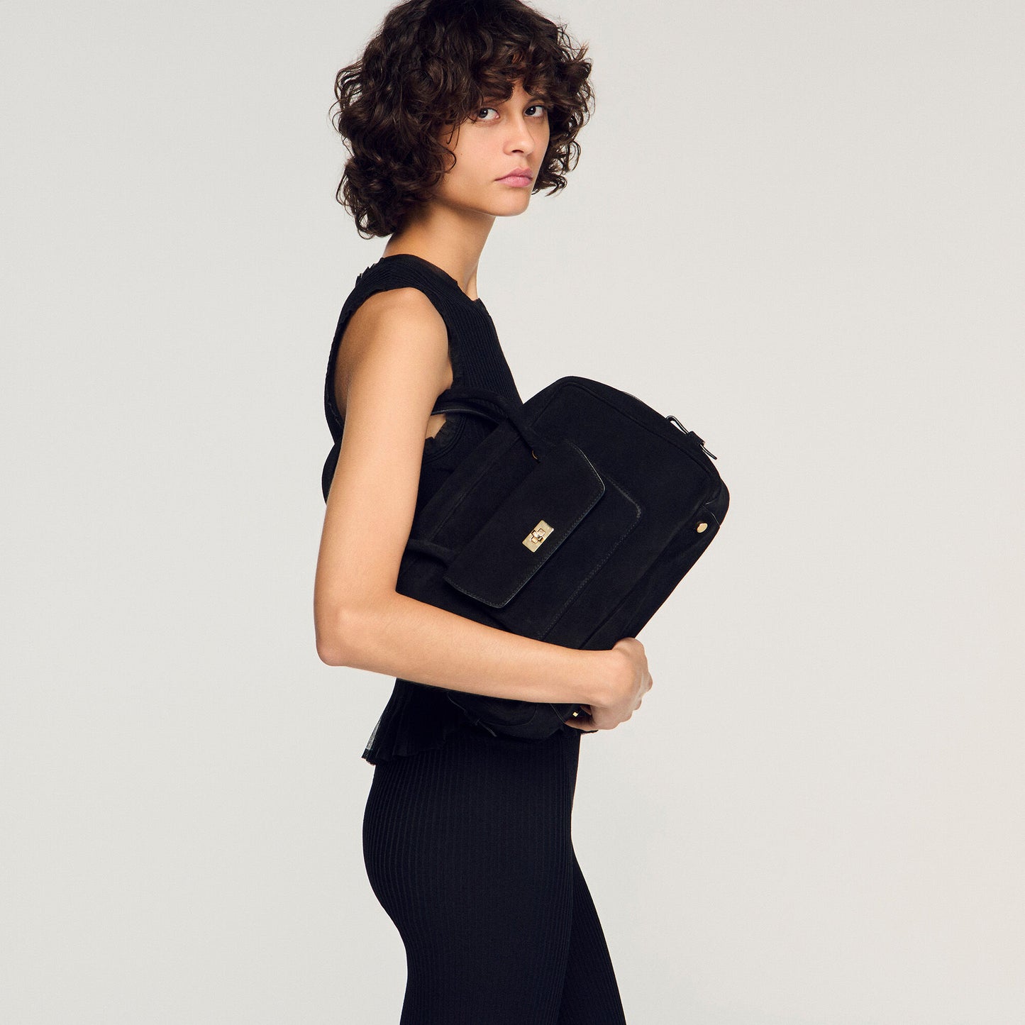 Ezmeh suede bag
