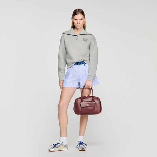 EZMEH bag in plain leather