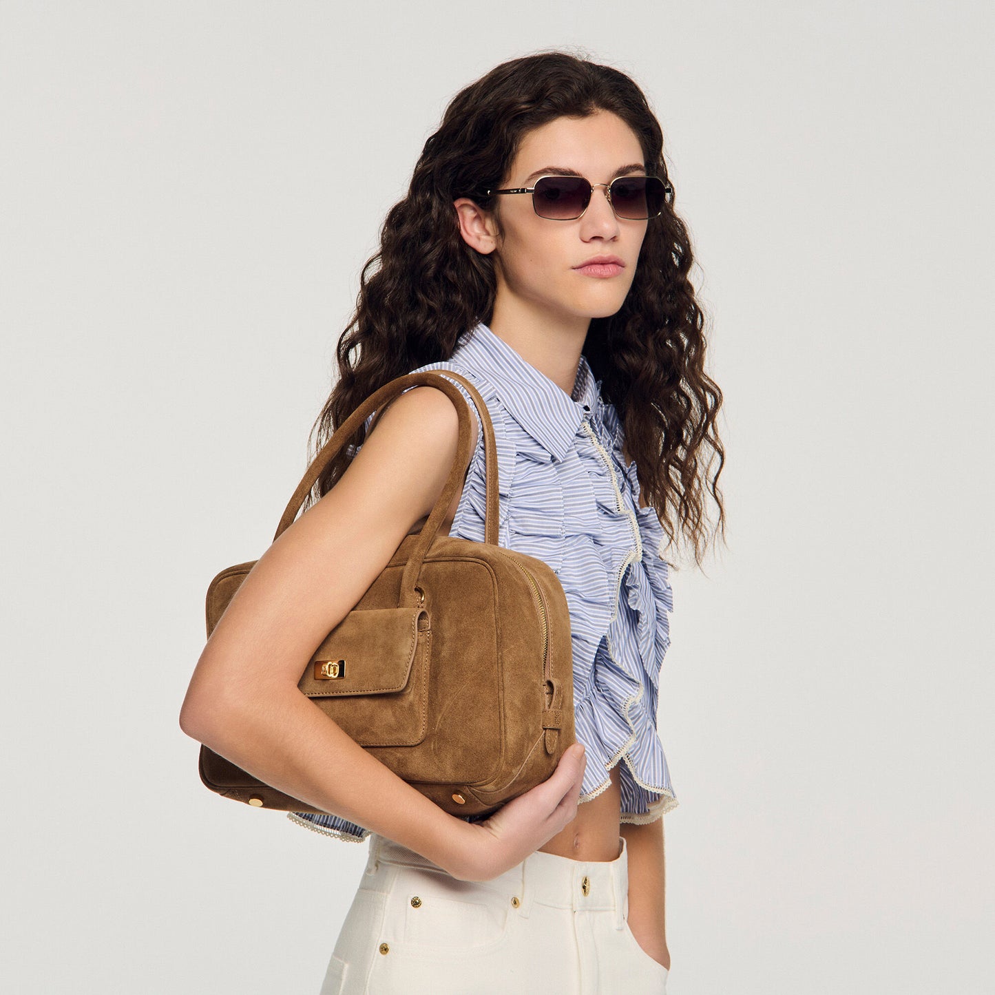 Ezmeh suede bag