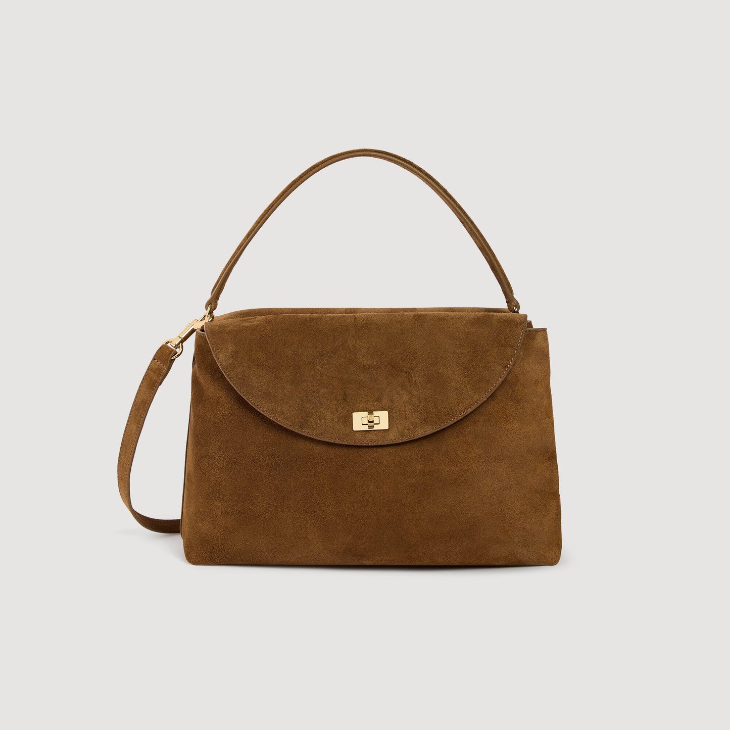 LE GRAND BAZAAR suede bag