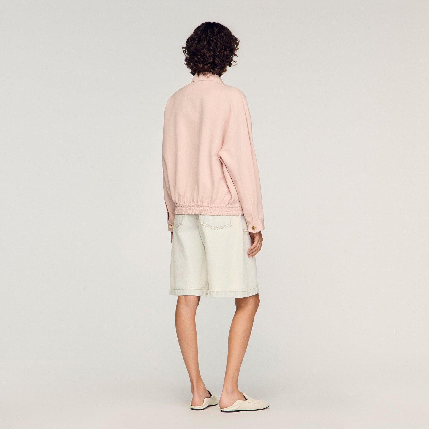 Cotton and linen jacket