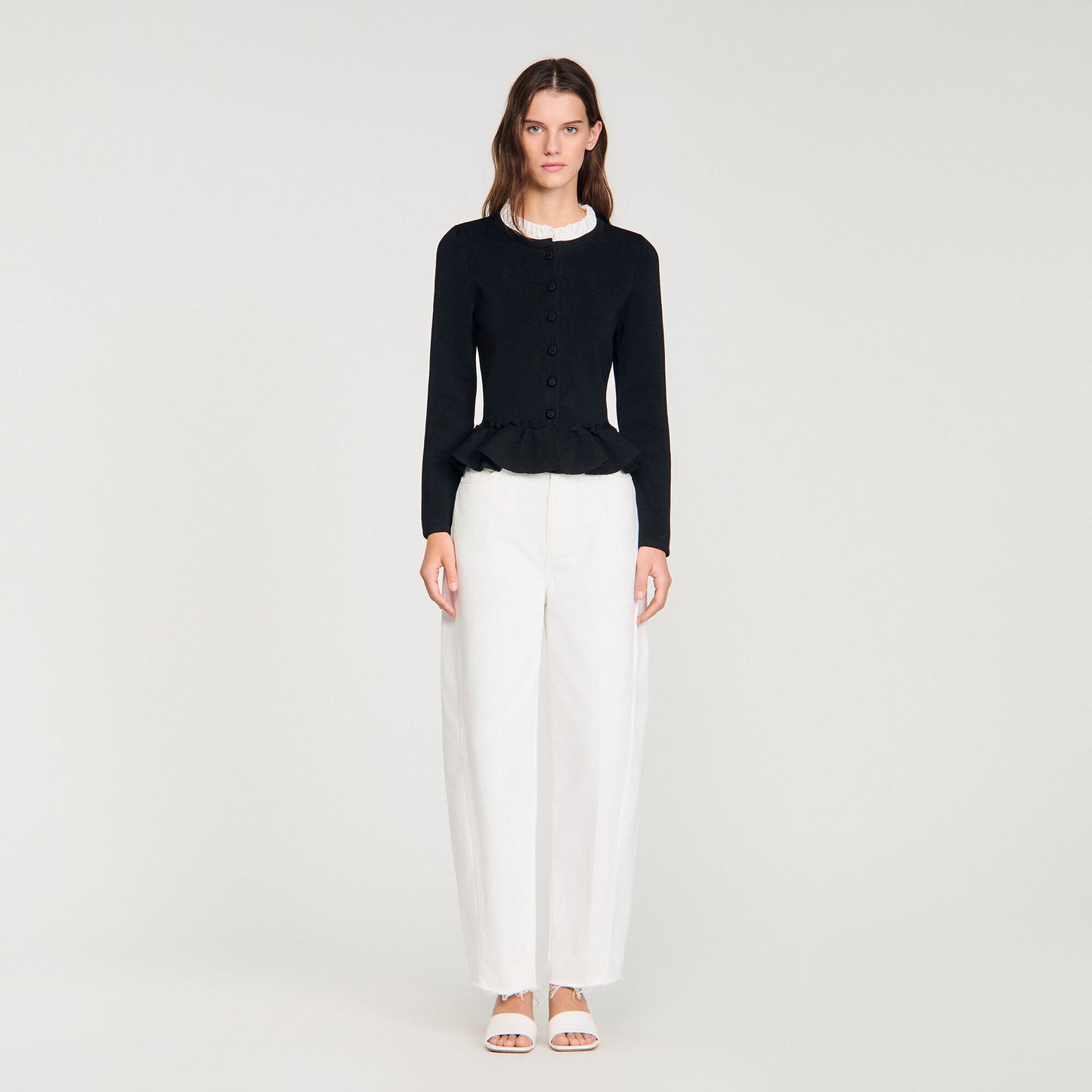 Victorian collar cardigan