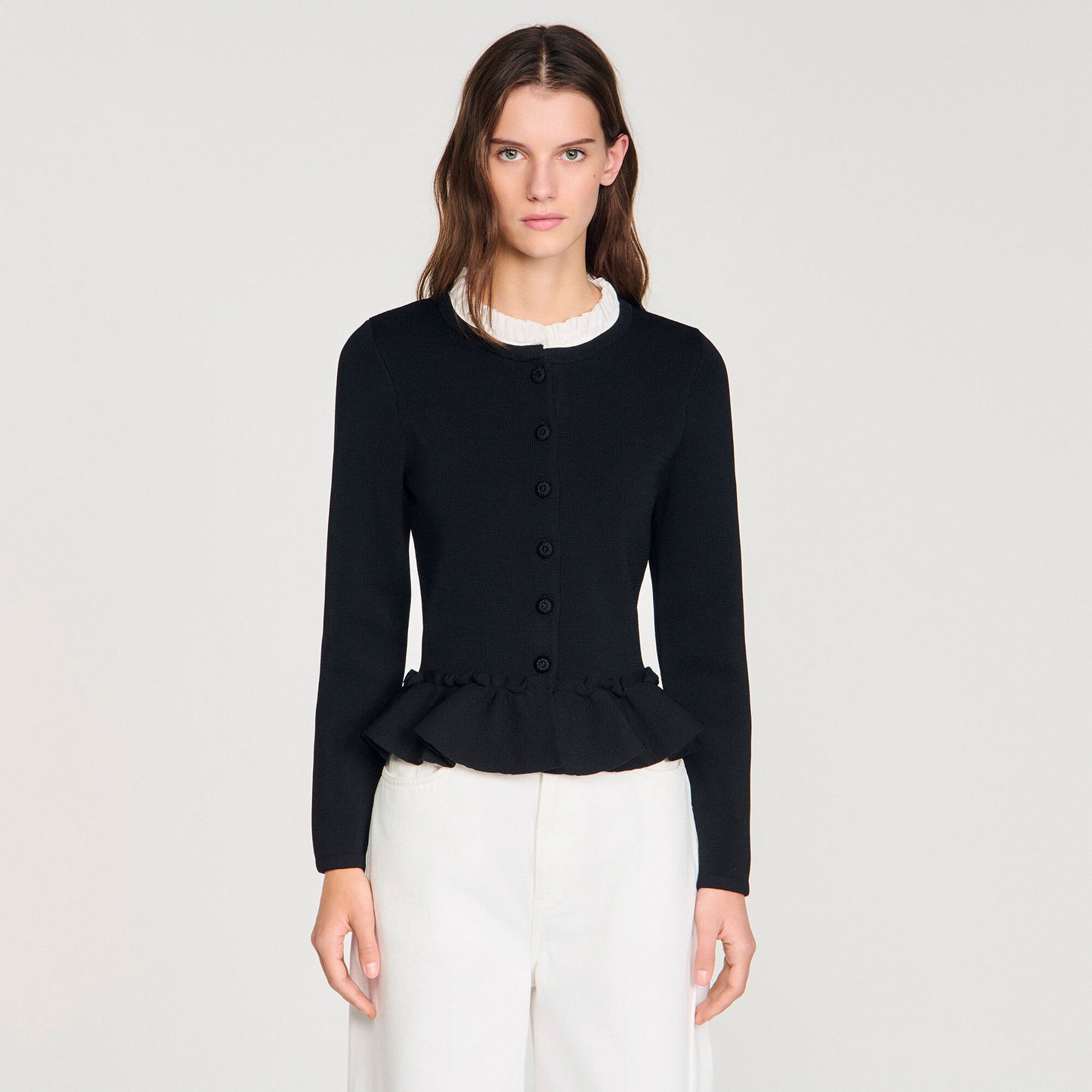 Victorian collar cardigan