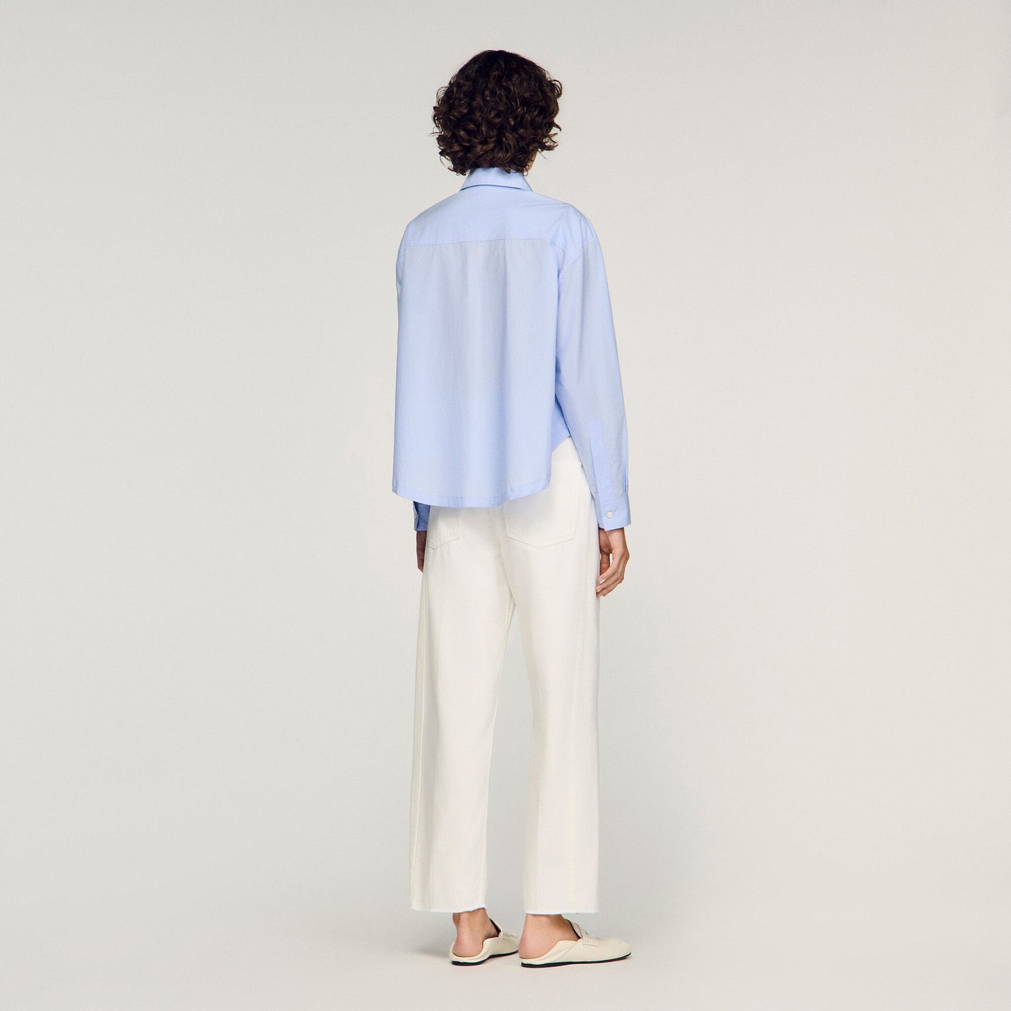Embroidered cotton shirt