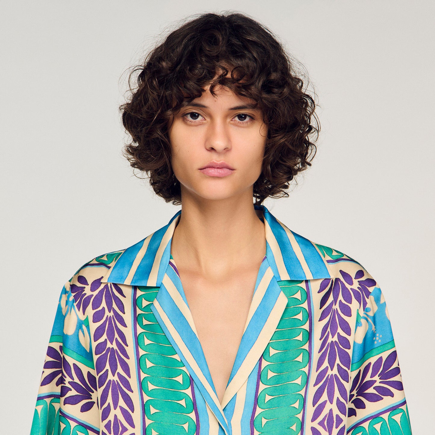 Flower print shirt